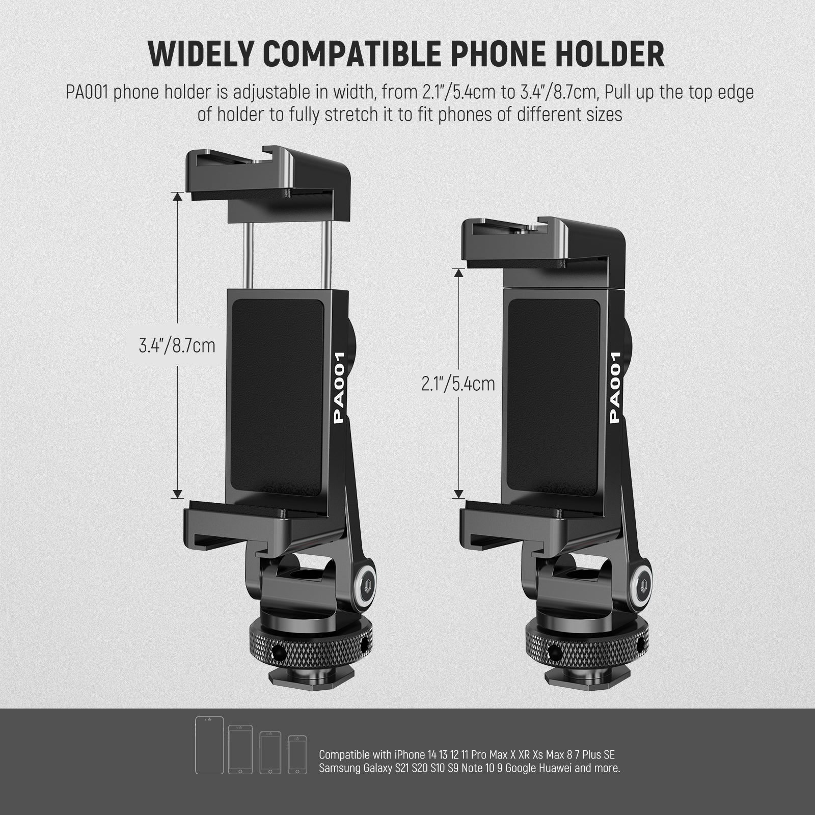 NEEWER PA001 Metal Phone Tripod Mount Adapter