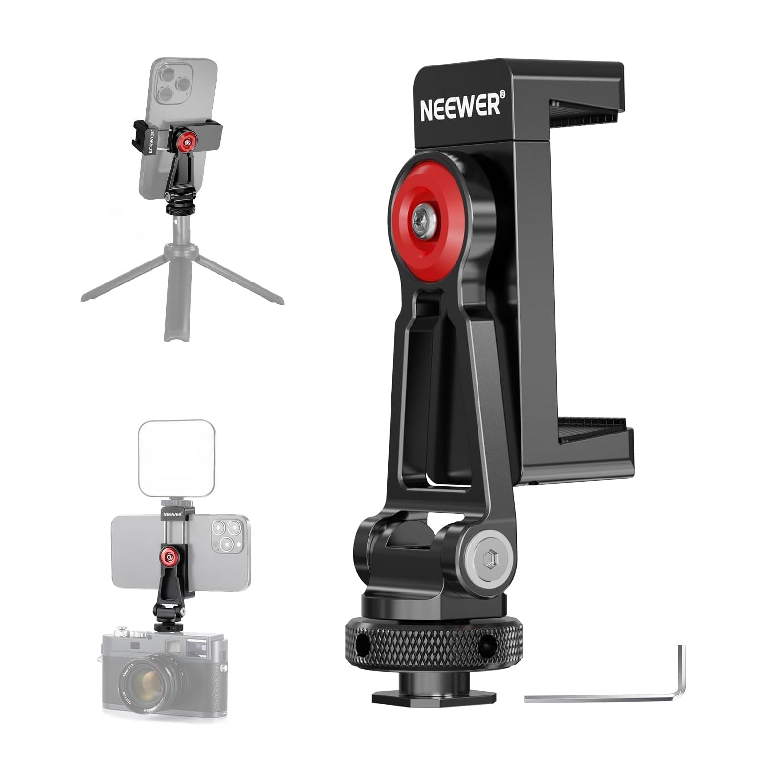 NEEWER PA001 Metal Phone Tripod Mount Adapter