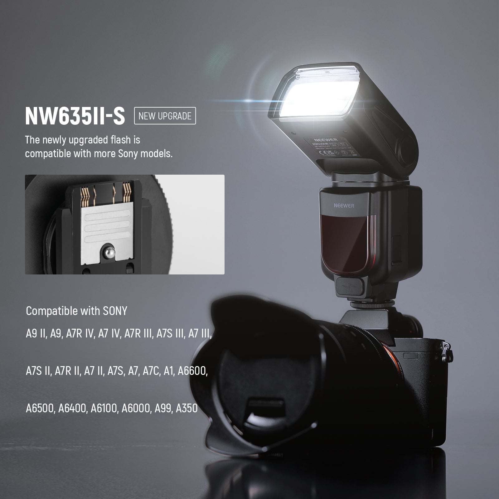 NEEWER NW635II-S TTL Camera Flash Speedlite