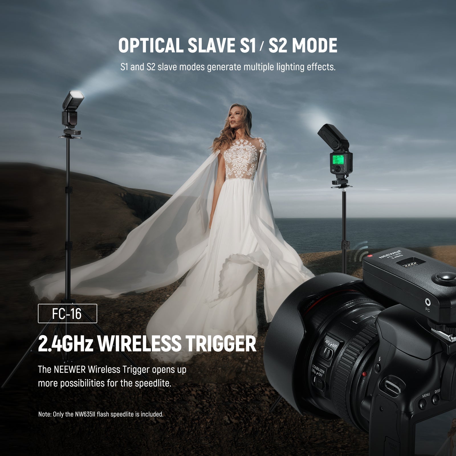 NEEWER NW635II-S TTL Camera Flash Speedlite