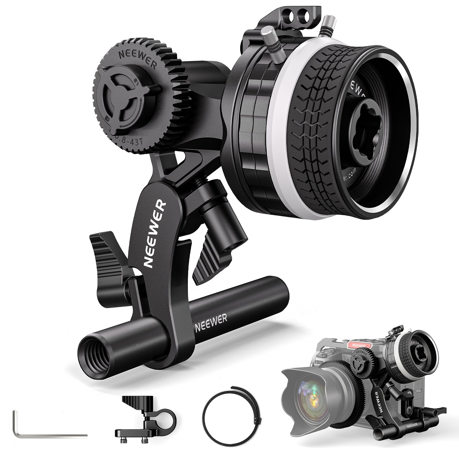 NEEWER PG001 Mini Follow Focus with A/B Stops