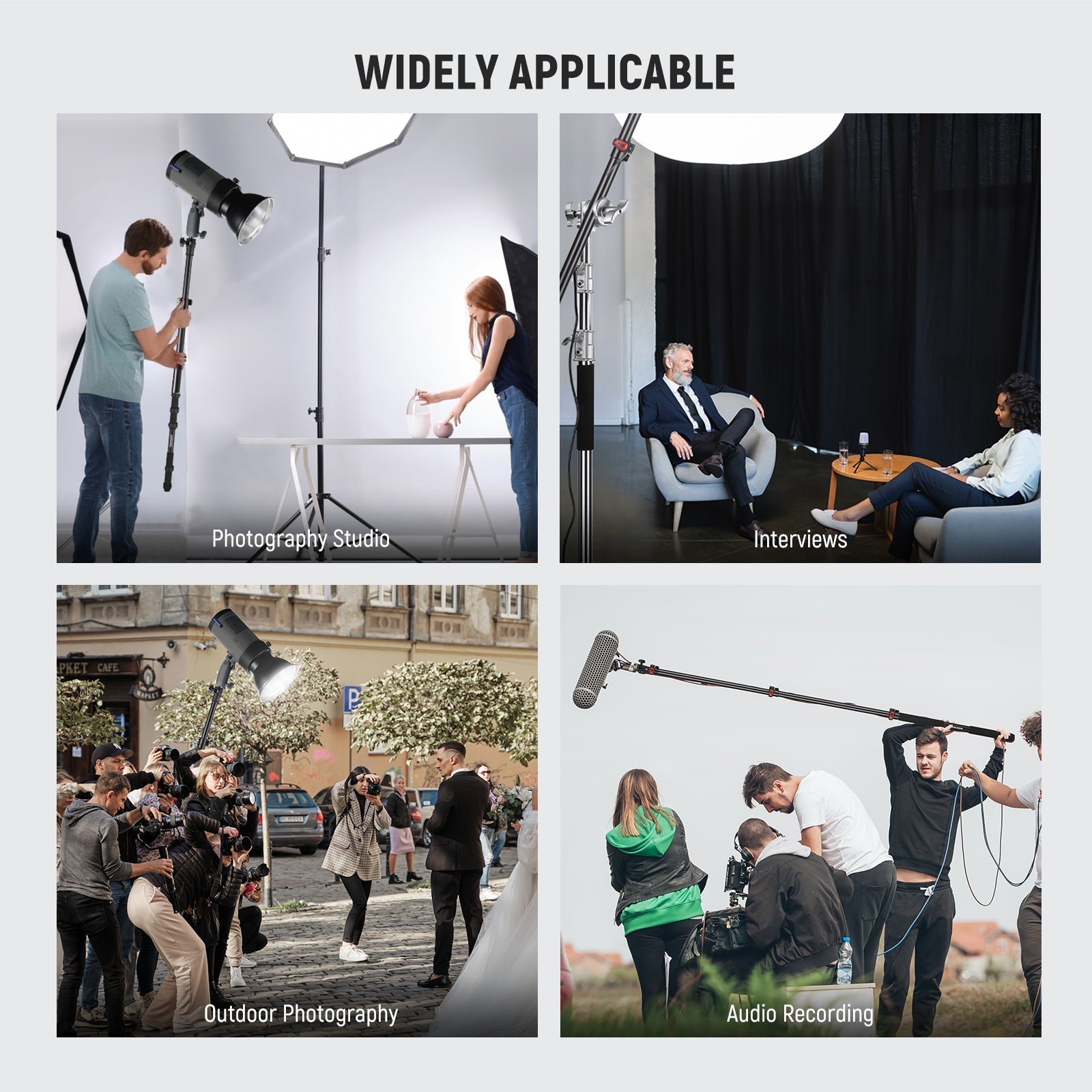 NEEWER MS-230C 230cm Handheld Boom Pole Stand