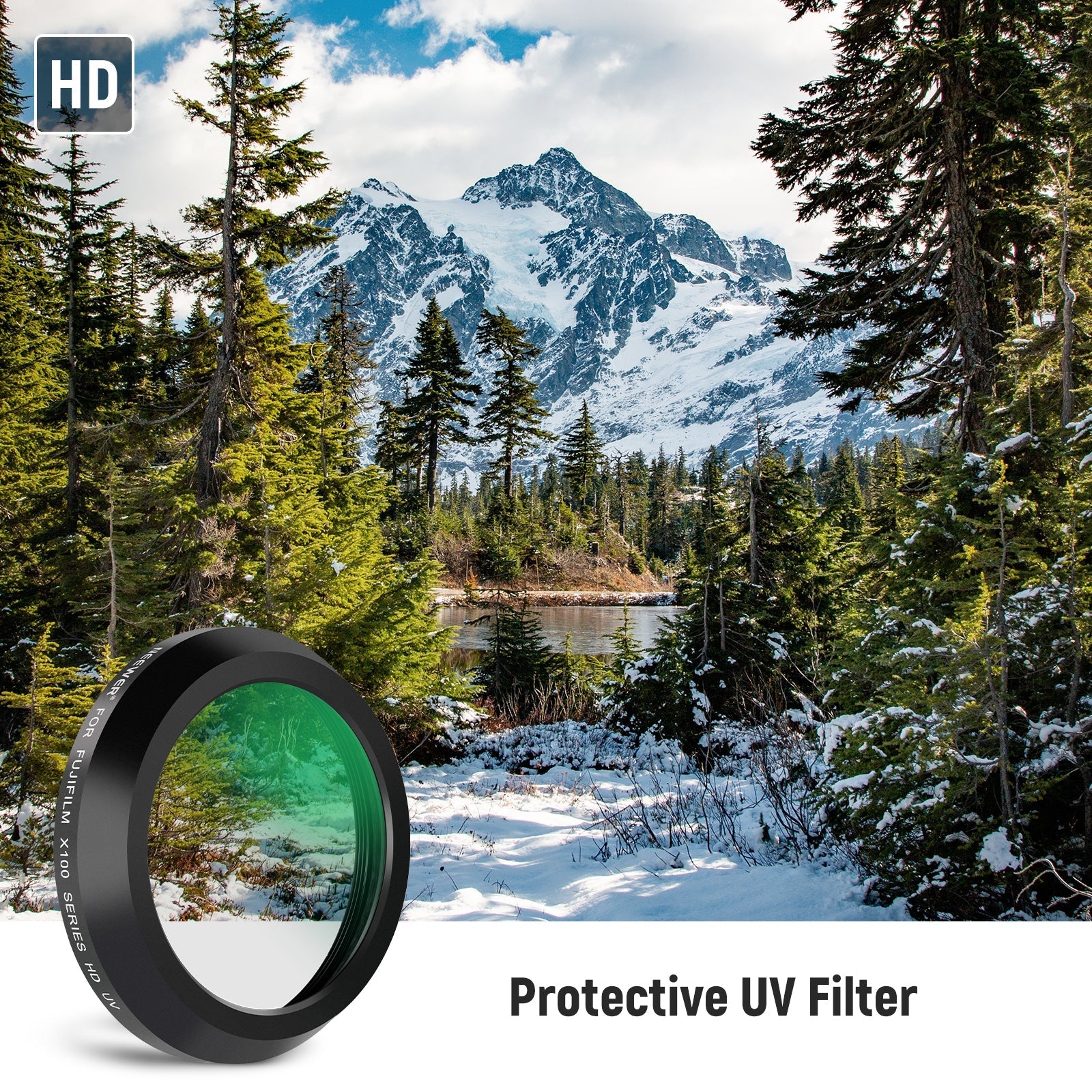 NEEWER UV Protection Filter for Fujifilm X100 Series Cameras