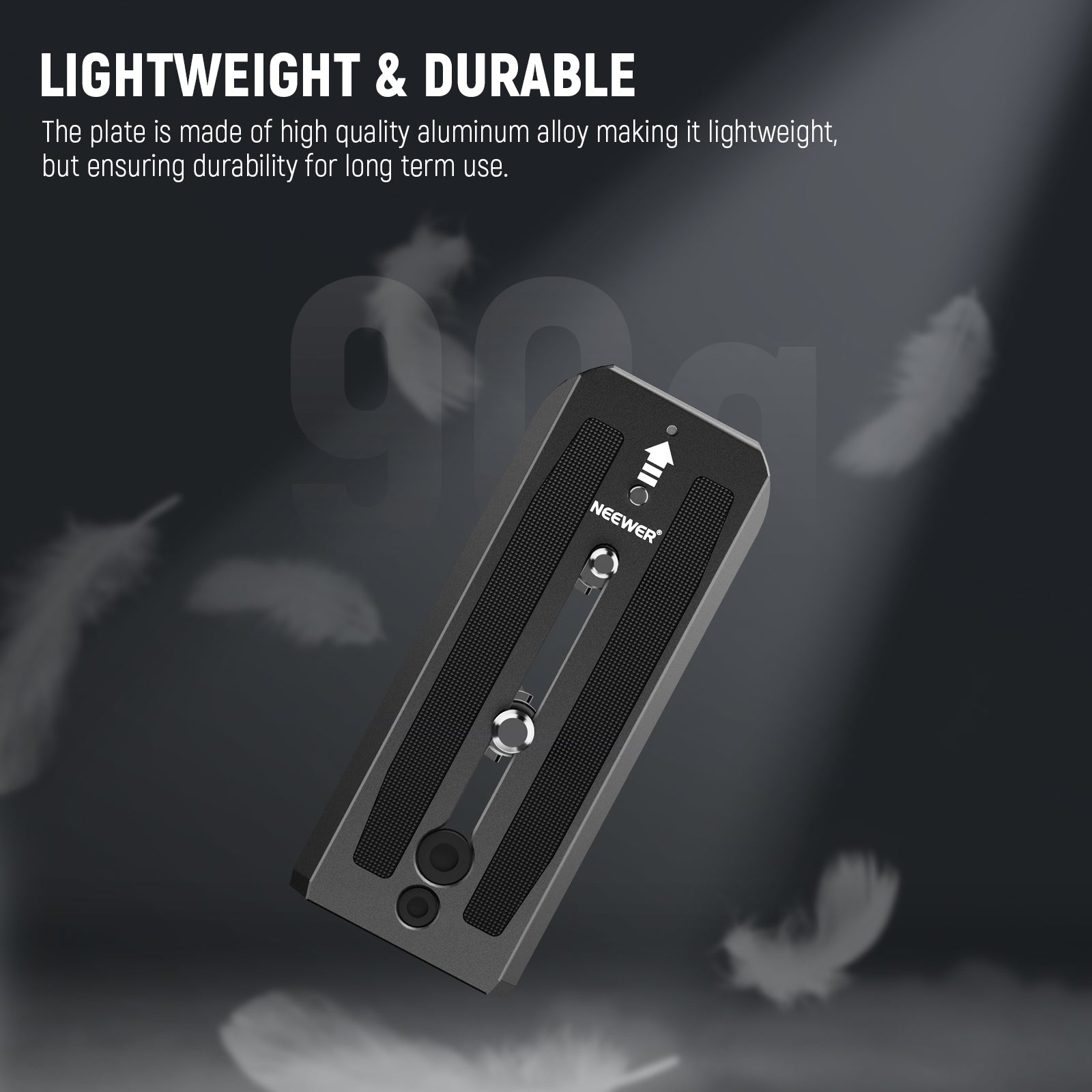 NEEWER 501PL Tripod Fluid Head Quick Release Plate