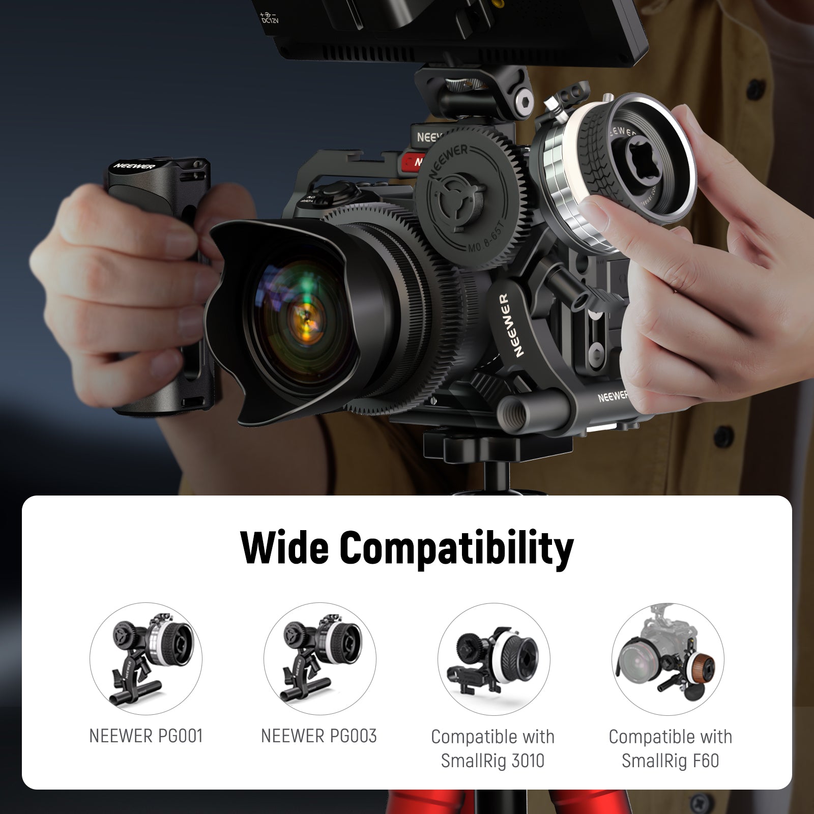 NEEWER PG007/PG006 M0.8-65T/38T Gear for Follow Focus