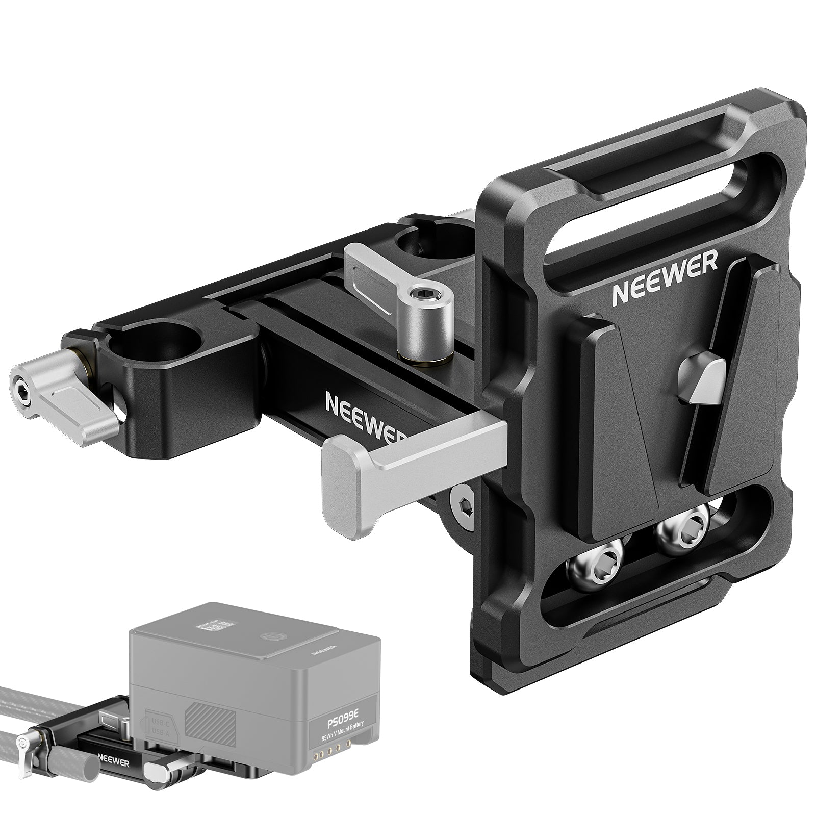 NEEWER PS007 V Mount V Lock Battery Mounting Plate
