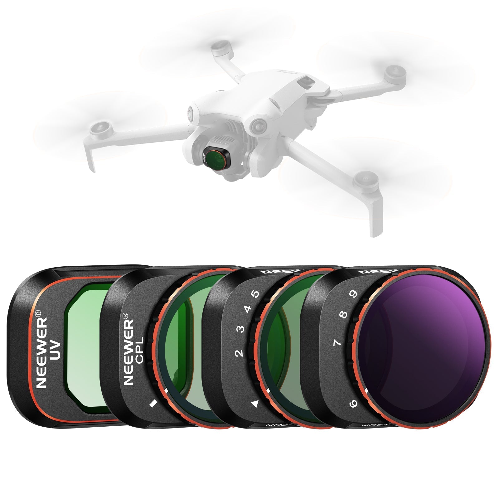 NEEWER FL-33 4-Pack Variable ND Filter Set for DJI Mini 4 Pro