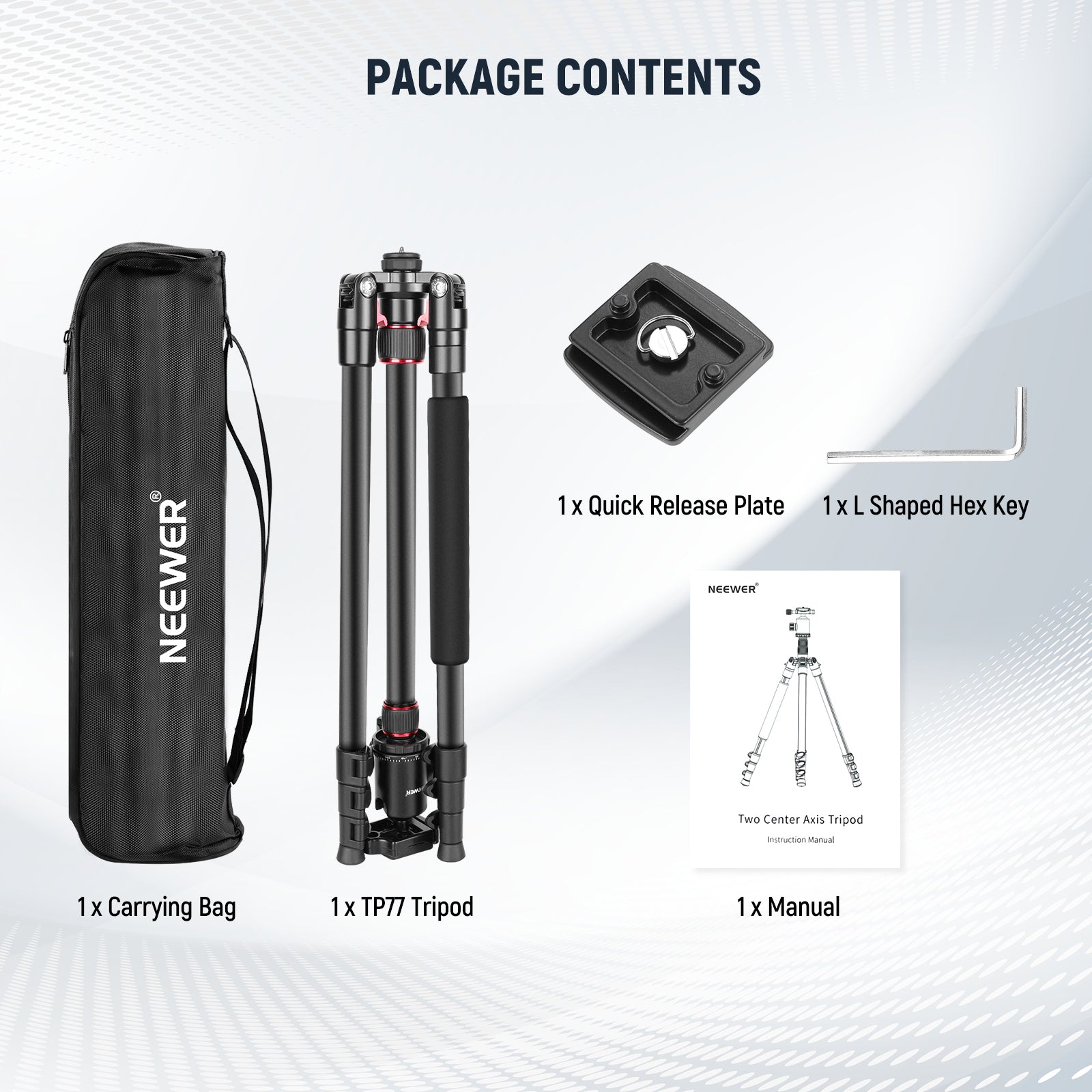 NEEWER TP77 77" 2 In 1 Camera Tripod Monopod