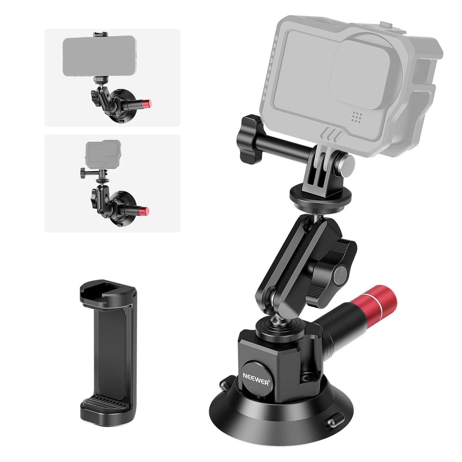NEEWER CA104/CA105 Suction Cup Mount with Arm