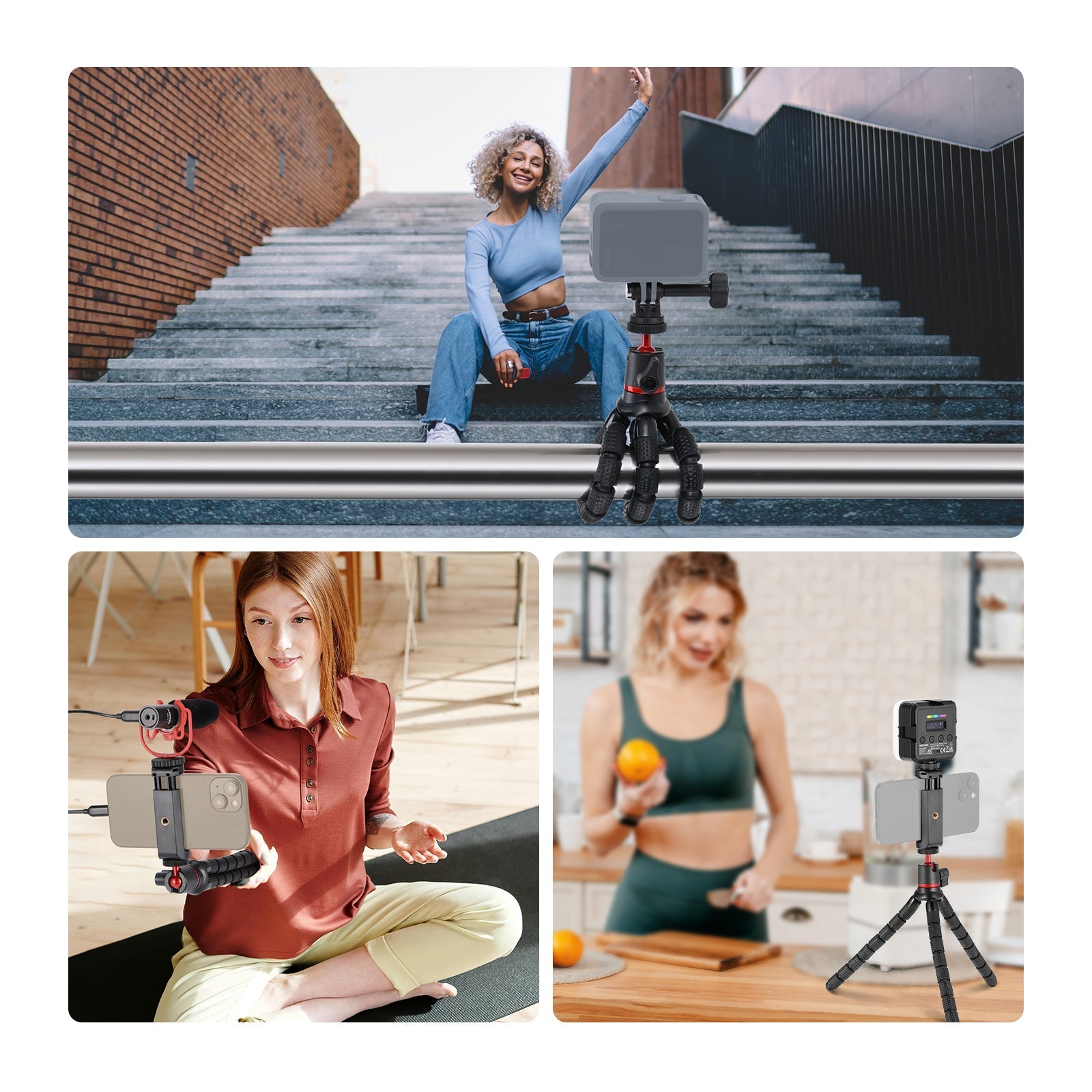 NEEWER T72 Mini Flexible Tripod with Remote