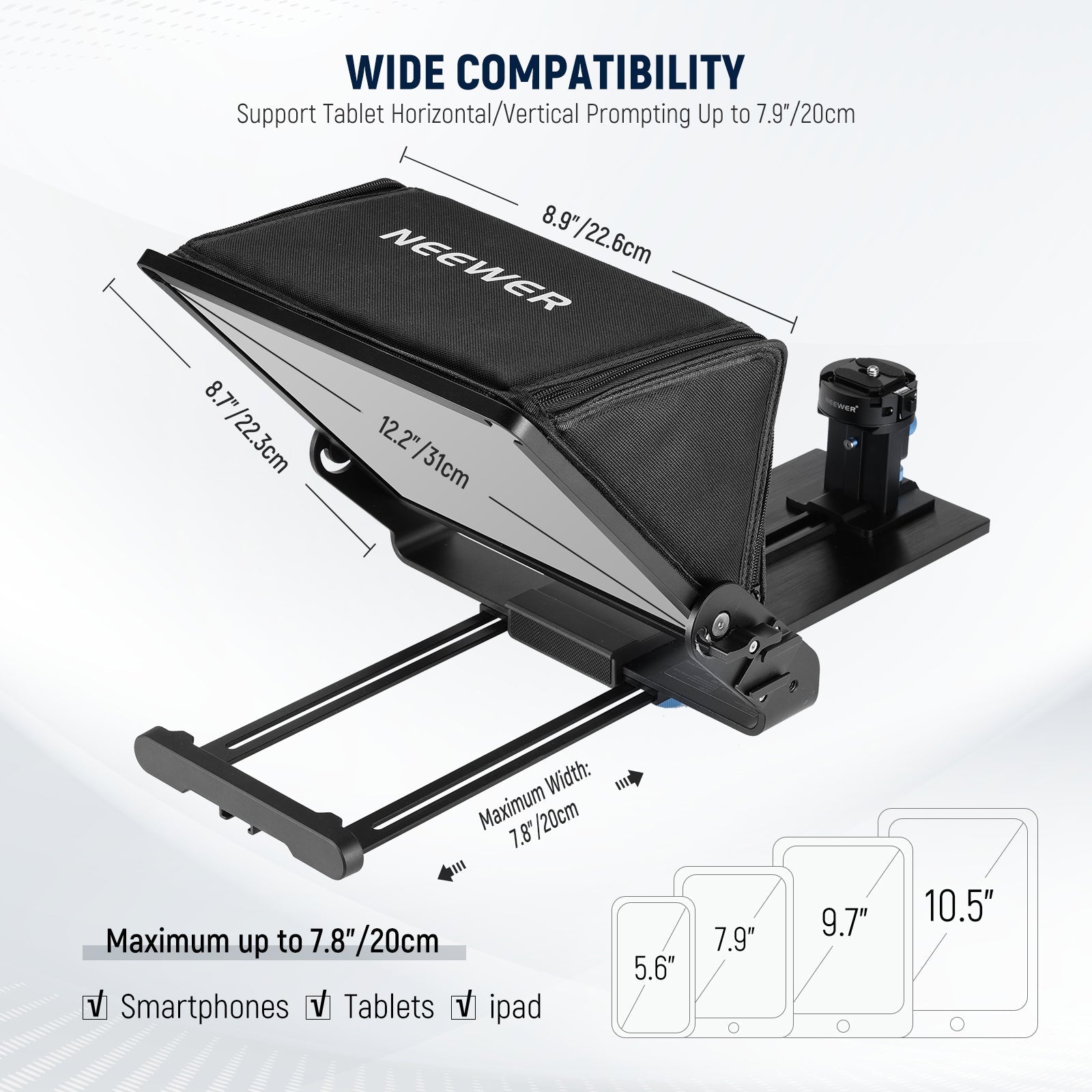 NEEWER X12II Remote Teleprompter