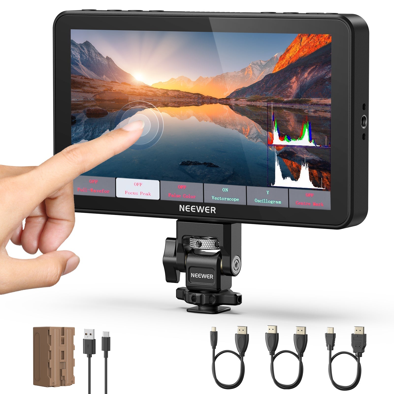 NEEWER F700 LED 7" Camera Touch Screen Monitor