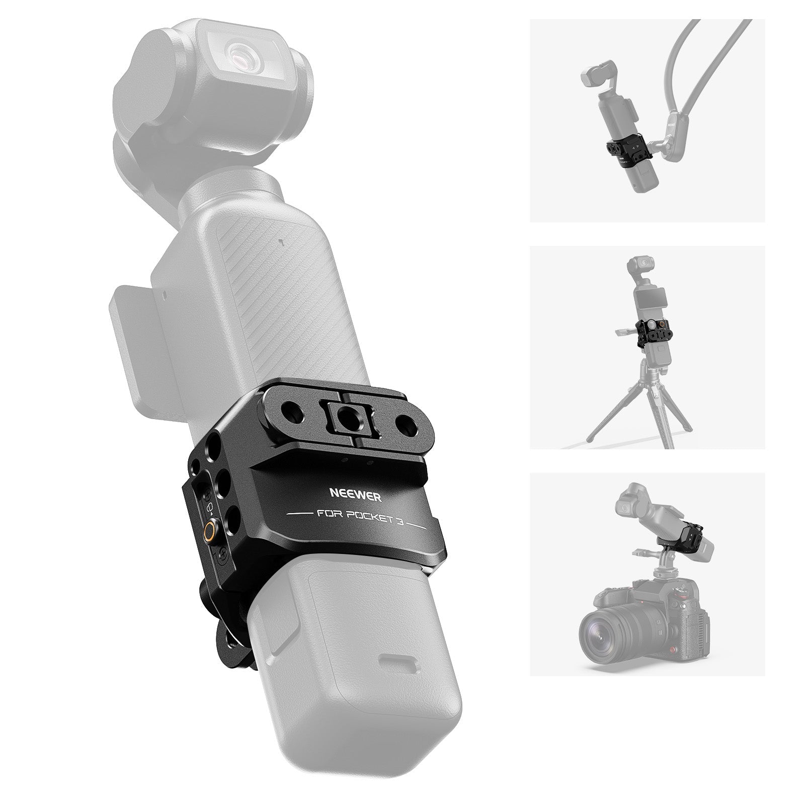 NEEWER AC009 Action Camera Metal Cage For DJI Osmo Pocket 3