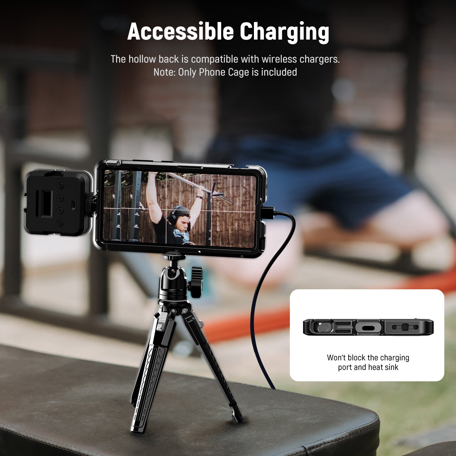 NEEWER PA082 Phone Cage For SAMSUNG S25 Ultra with 67mm Filter/17mm/T Mount Adapters