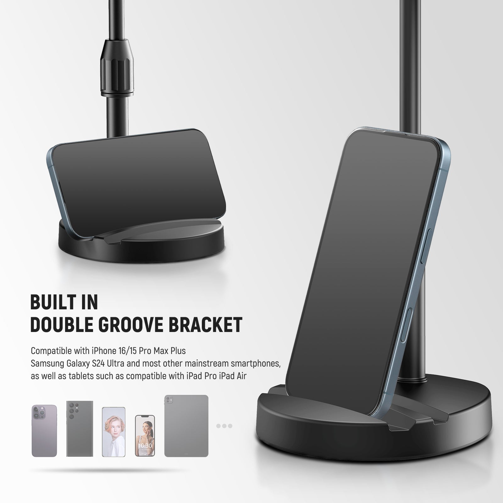 NEEWER BASICS BR60 5"/13cm Desk Ring Light with Stand
