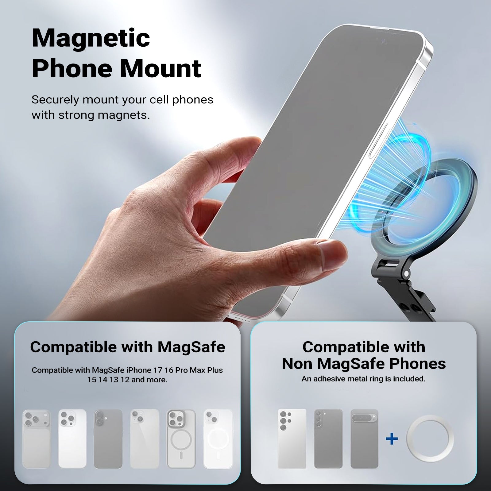 NEEWER CA163 Magnetic Tripod Phone Mount
