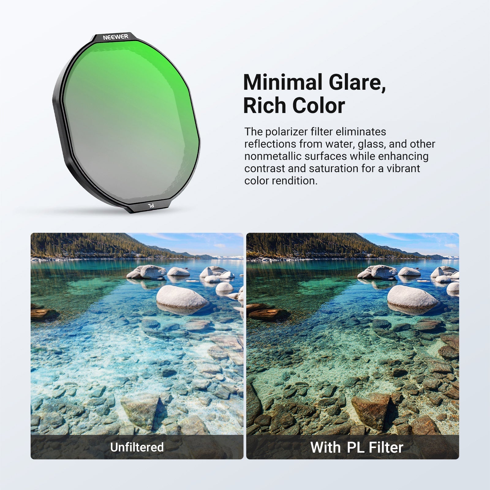 NEEWER Filter Set Compatible with Insta360 Ace Pro 2