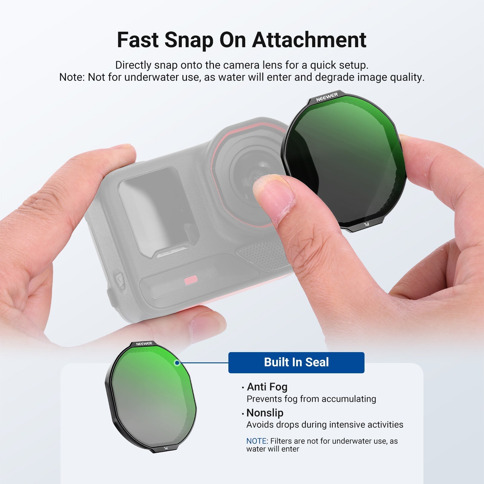 NEEWER Filter Set Compatible with Insta360 Ace Pro 2