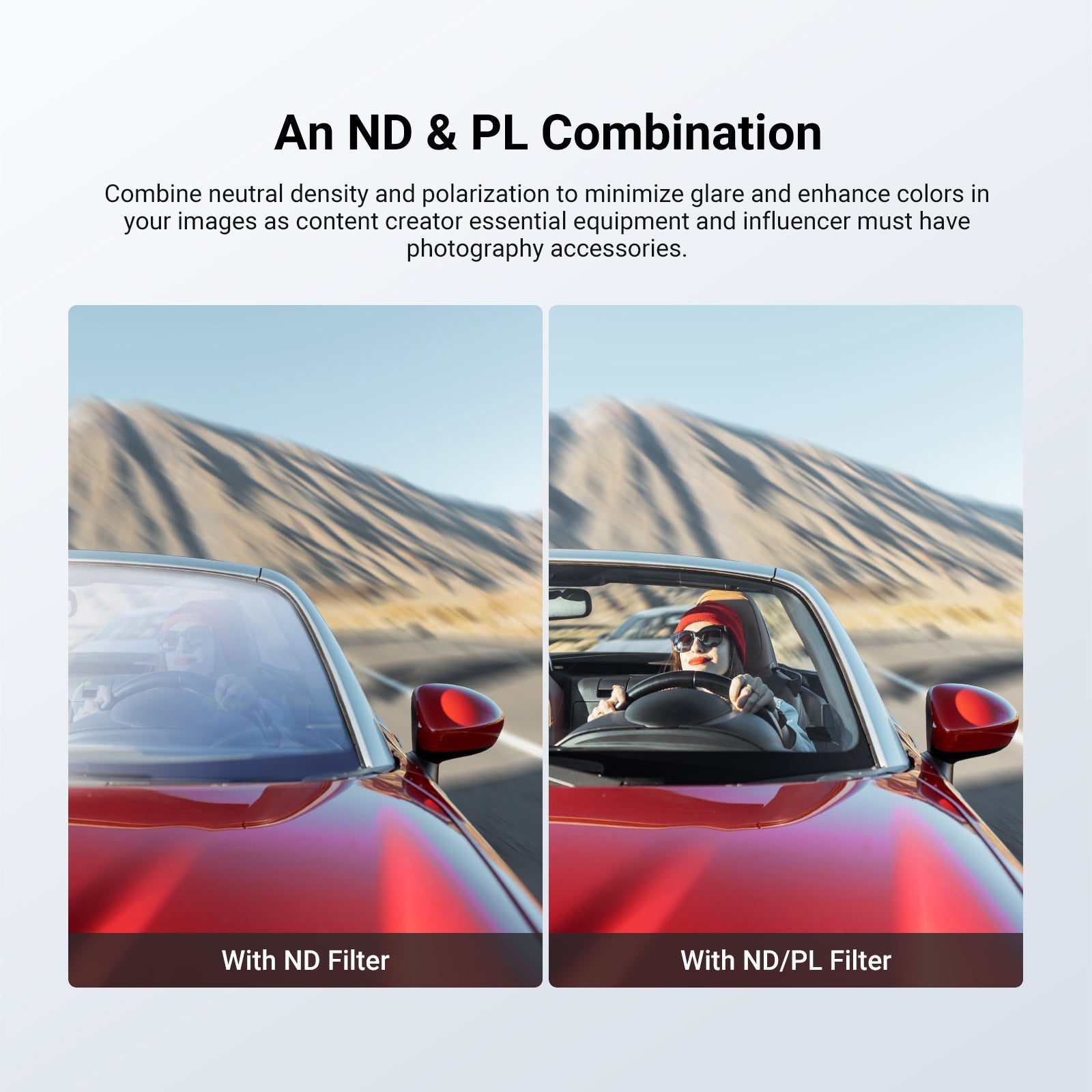 NEEWER Filter Set Compatible with Insta360 Ace Pro 2