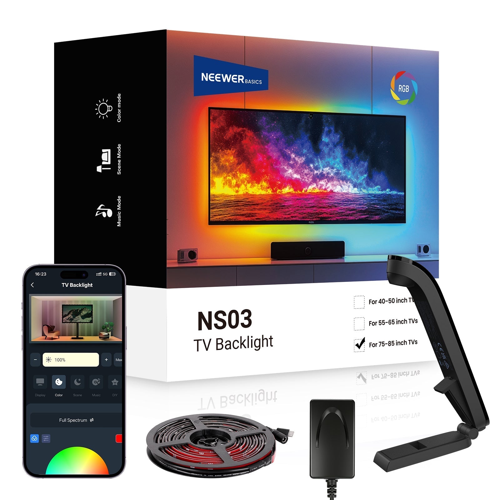 NEEWER BASICS NS03 TV LED Backlight for Screens