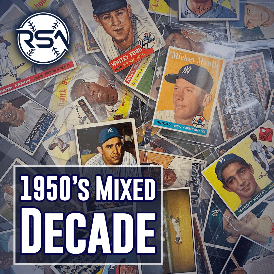 50's Sampler Vintage Baseball Card Mystery Pack - Decades Series