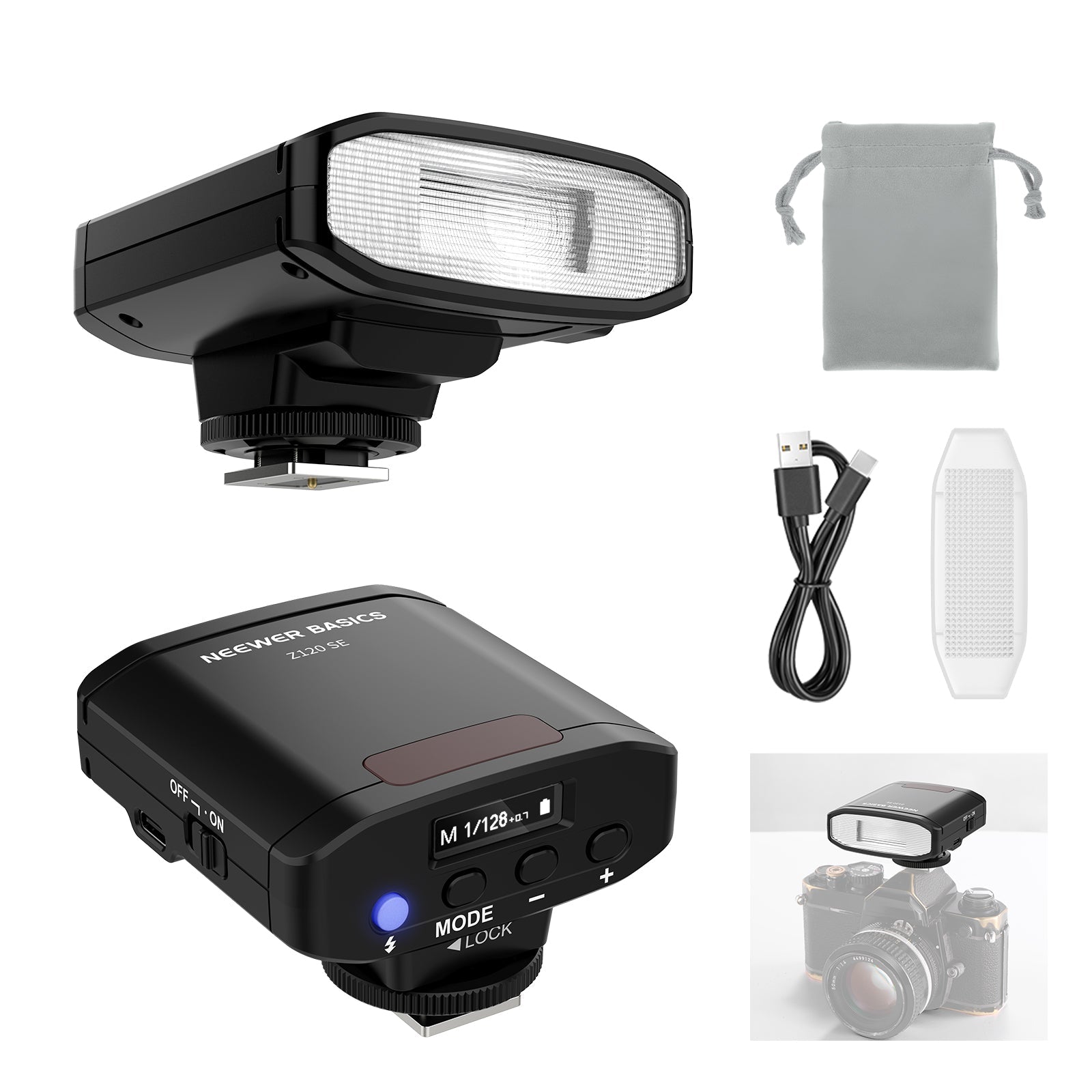 NEEWER BASICS Z120 SE 5600K Mini Camera Flash