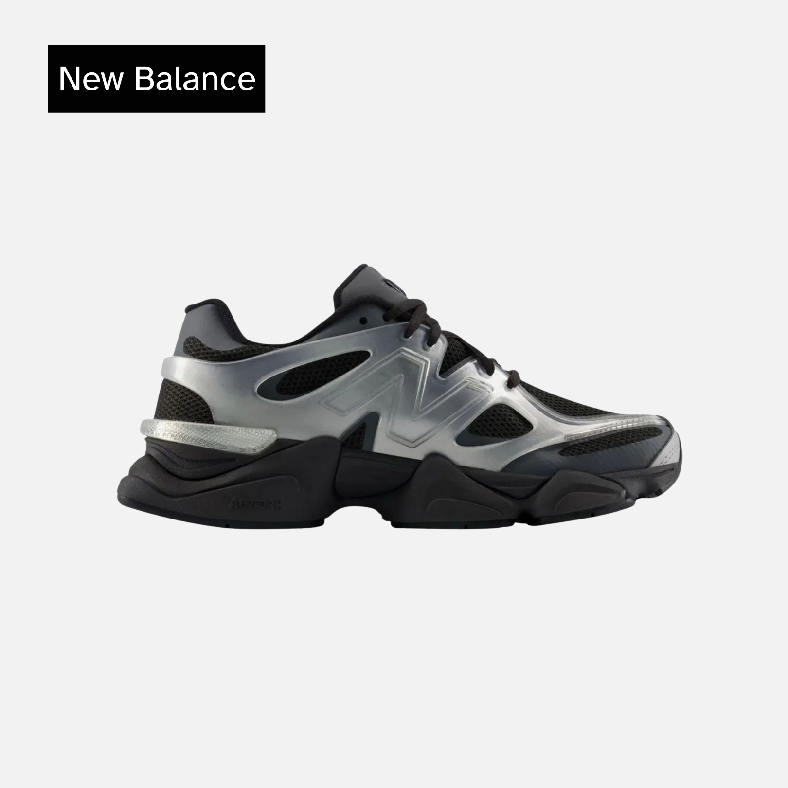 New Balance 9060 X 'Silver Metallic Black Cement'