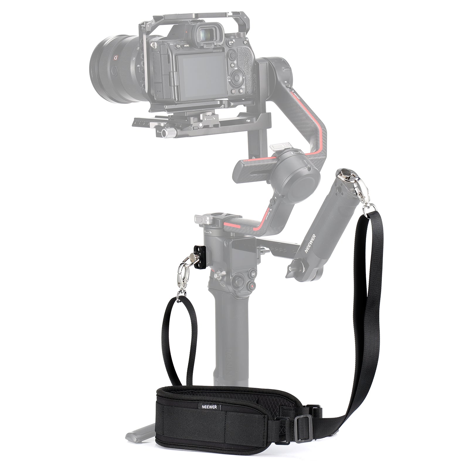 NEEWER GA019 5.9ft/180cm Neck Strap for DJI Ronin/RS