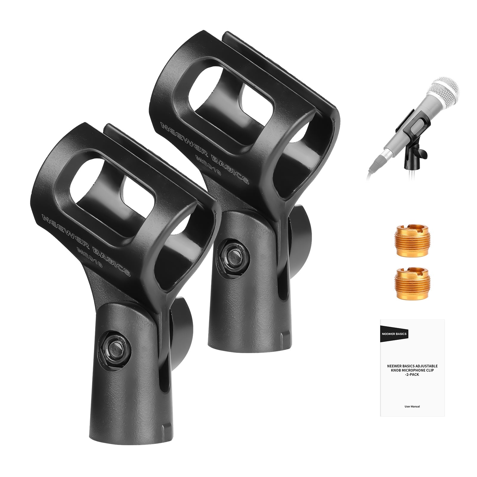 NEEWER BASICS MS019/MS018 Microphone Holder Accessories Kit