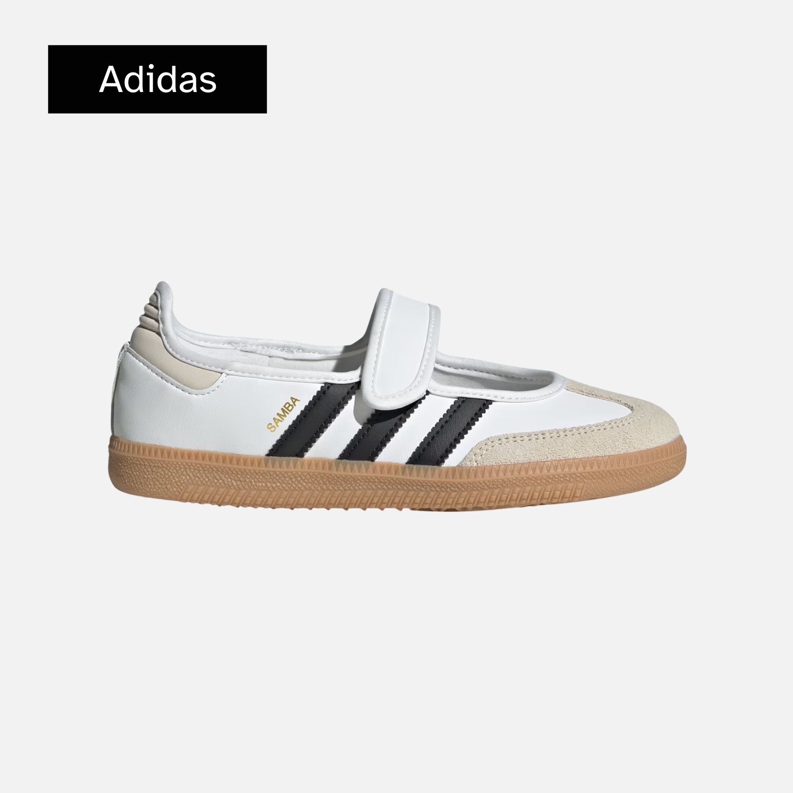 adidas Samba Jane J 'White Alumina Gum'