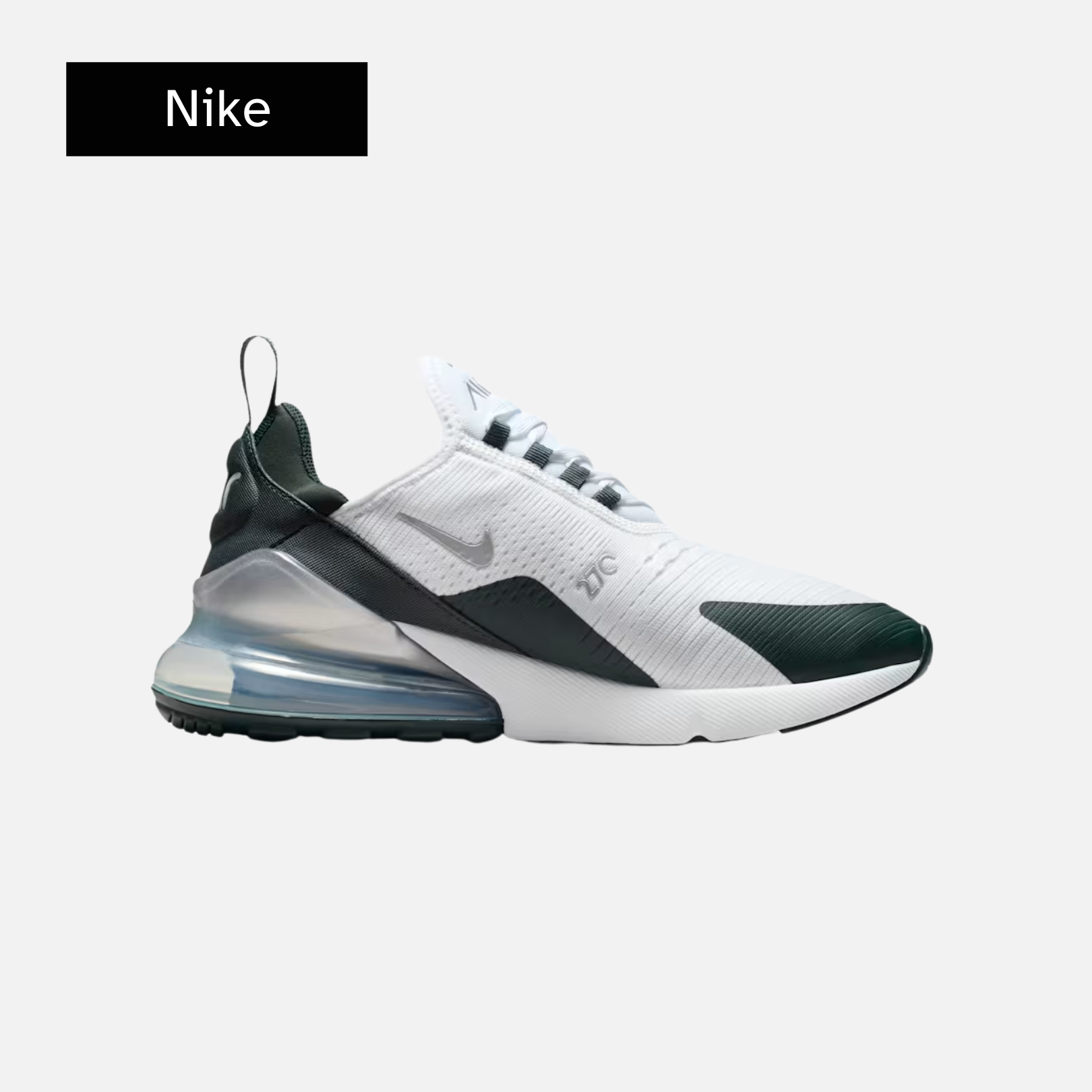Nike Wmns Air Max 270 'White/Seaweed/Light Silver/Metallic Silver'