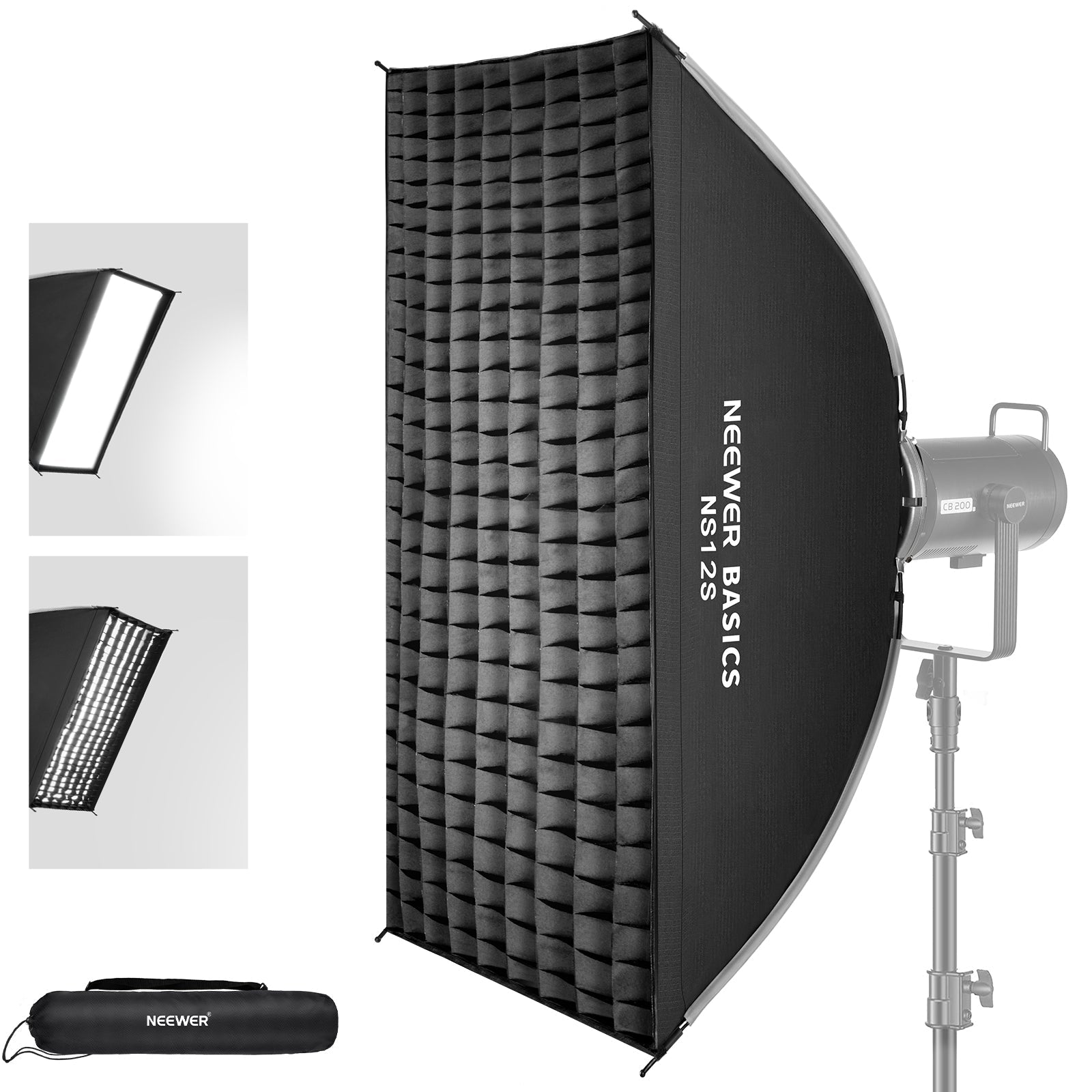 NEEWER BASICS NS12S/NS14S Rectangular Softbox Kit