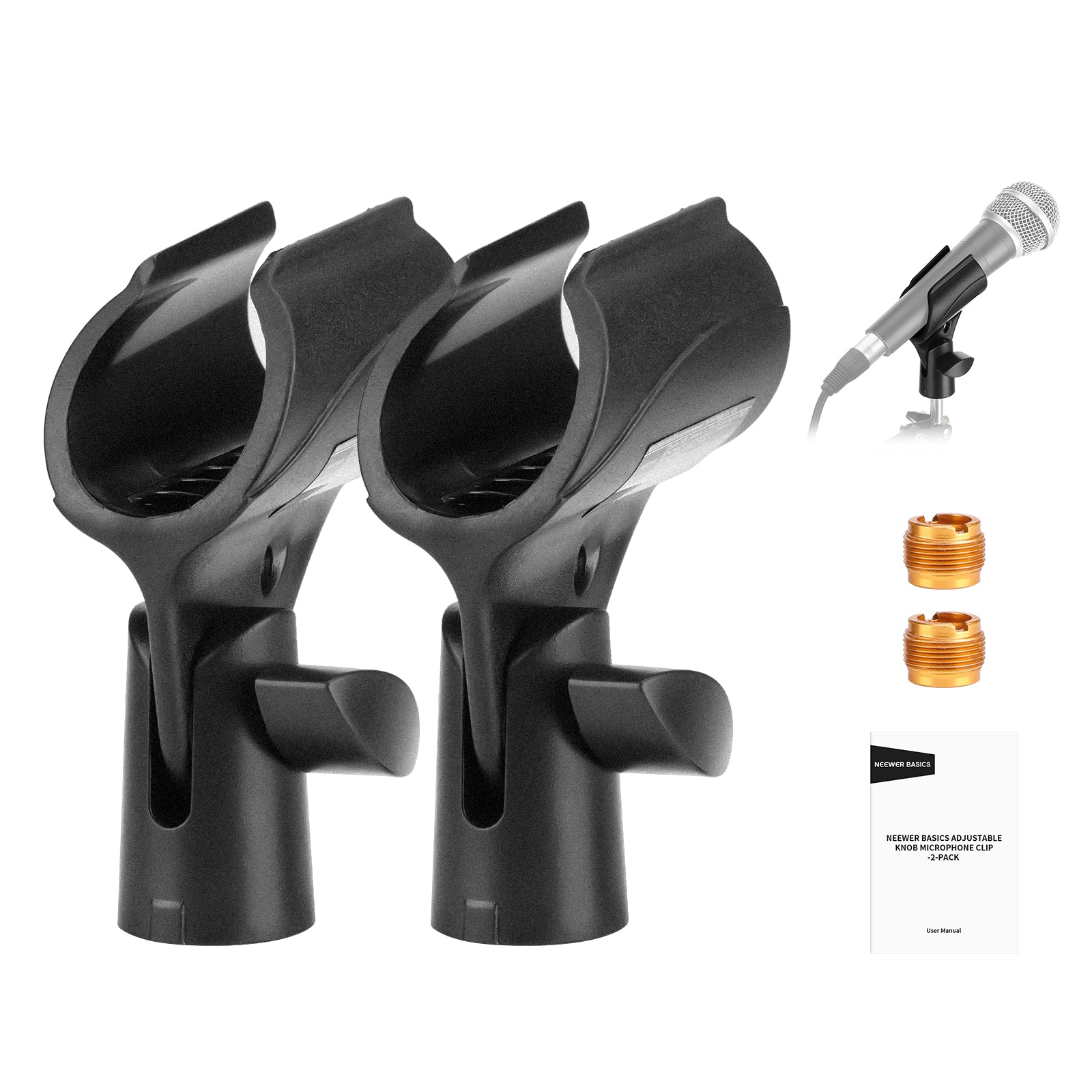 NEEWER BASICS MS019/MS018 Microphone Holder Accessories Kit