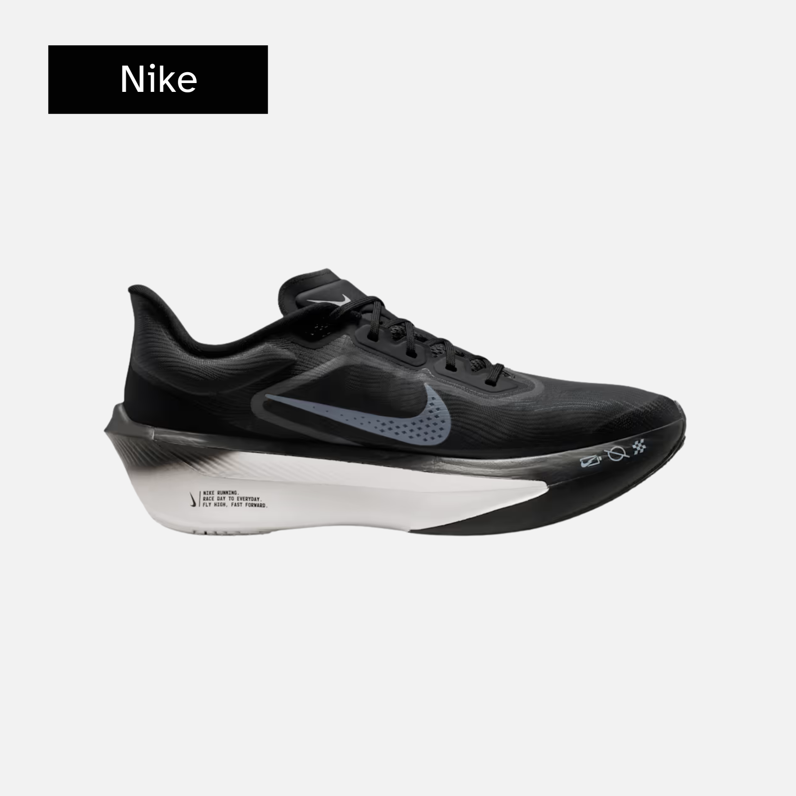 Nike Men's Zoom Fly 6 'Black Light Smoke Grey'