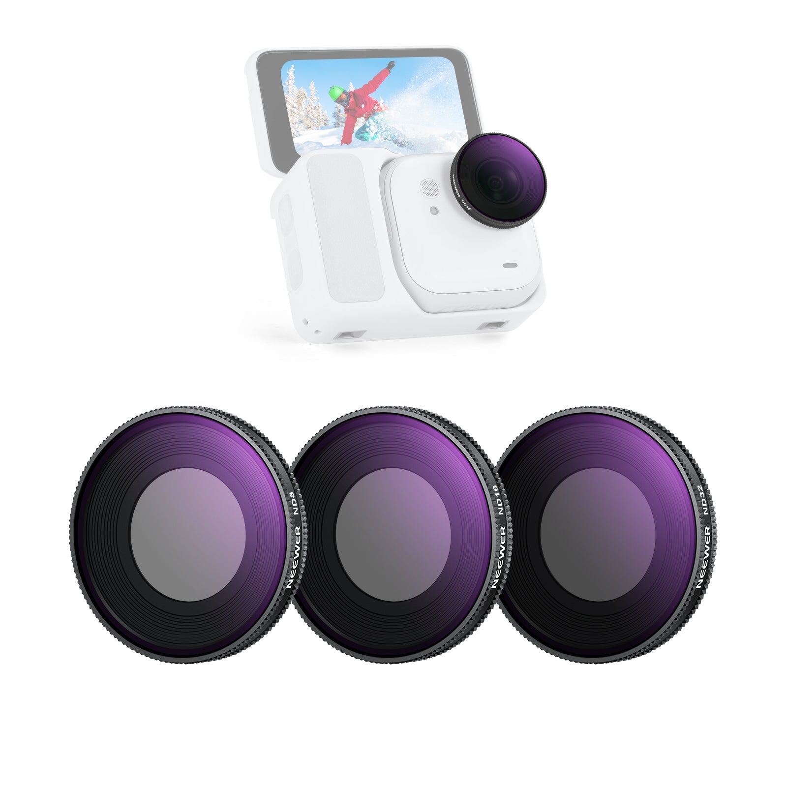NEEWER Filter Set For Insta360 GO Ultra