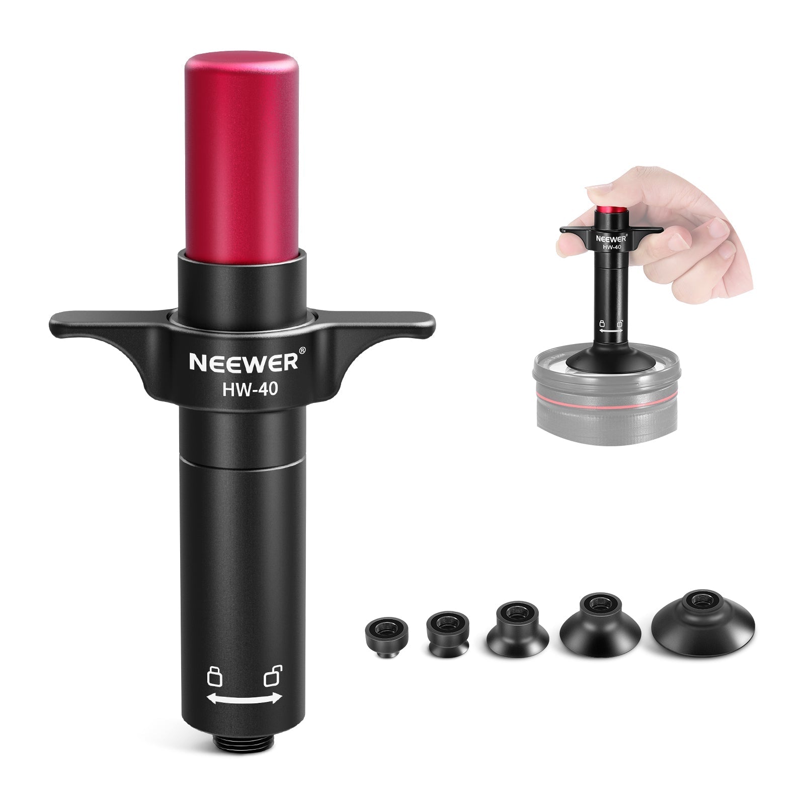 NEEWER HW-40 6 in 1 Lens Sucker Kit