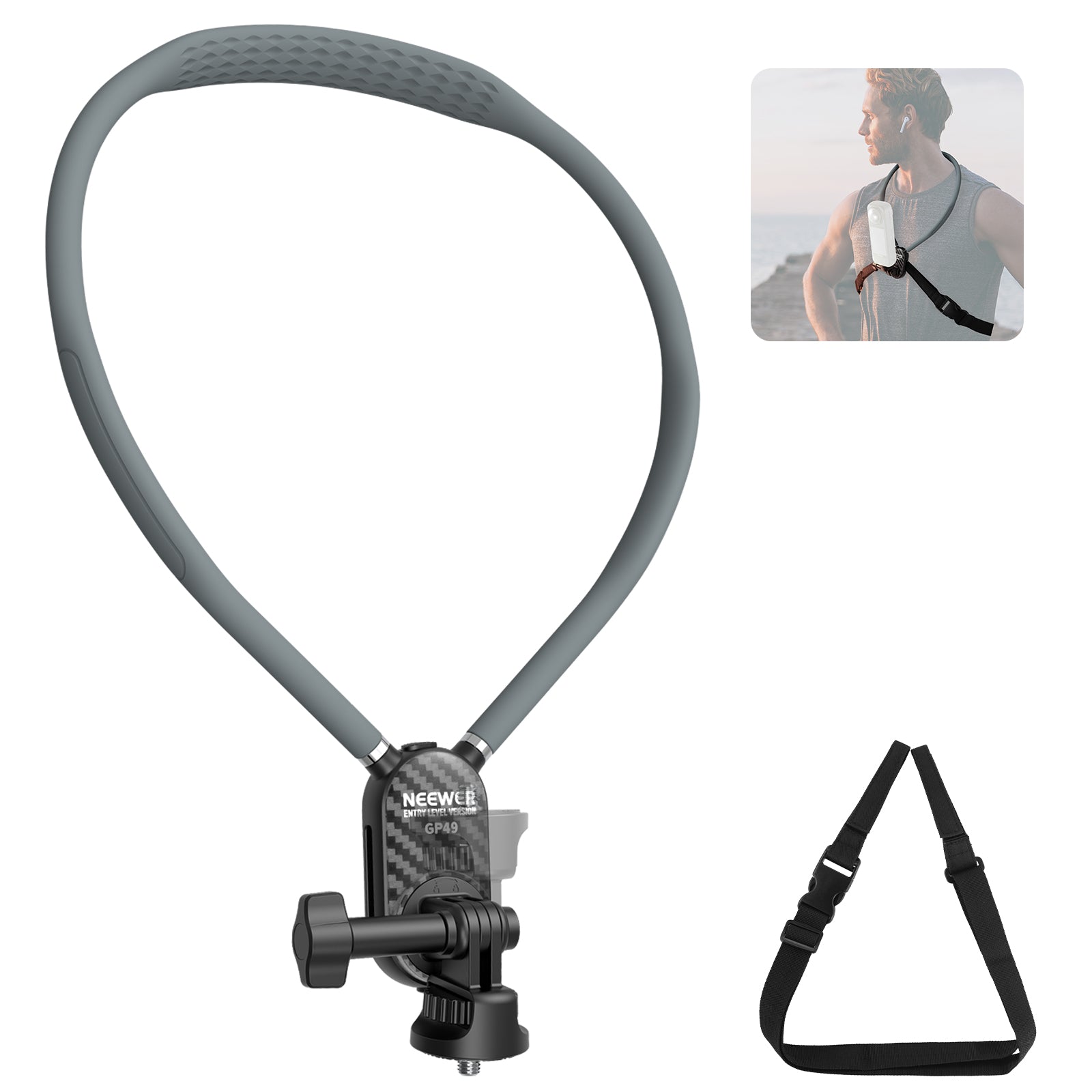 NEEWER GP49 Neck Mount For Action Cameras