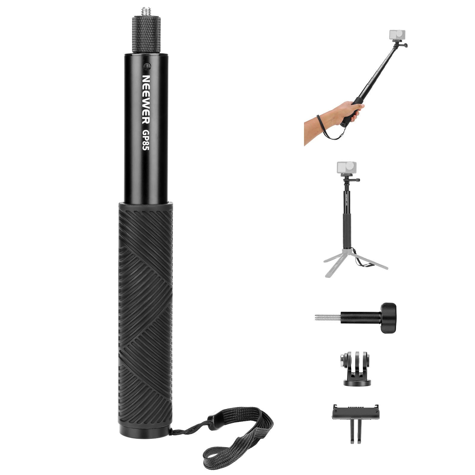 NEEWER GP-84/GP-85/GP-86 Extension Rod Kit for Action Camera