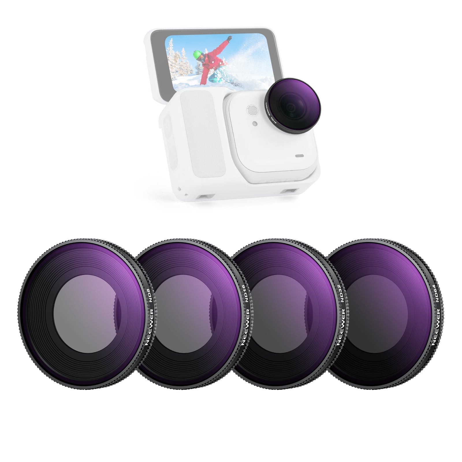 NEEWER Filter Set For Insta360 GO Ultra