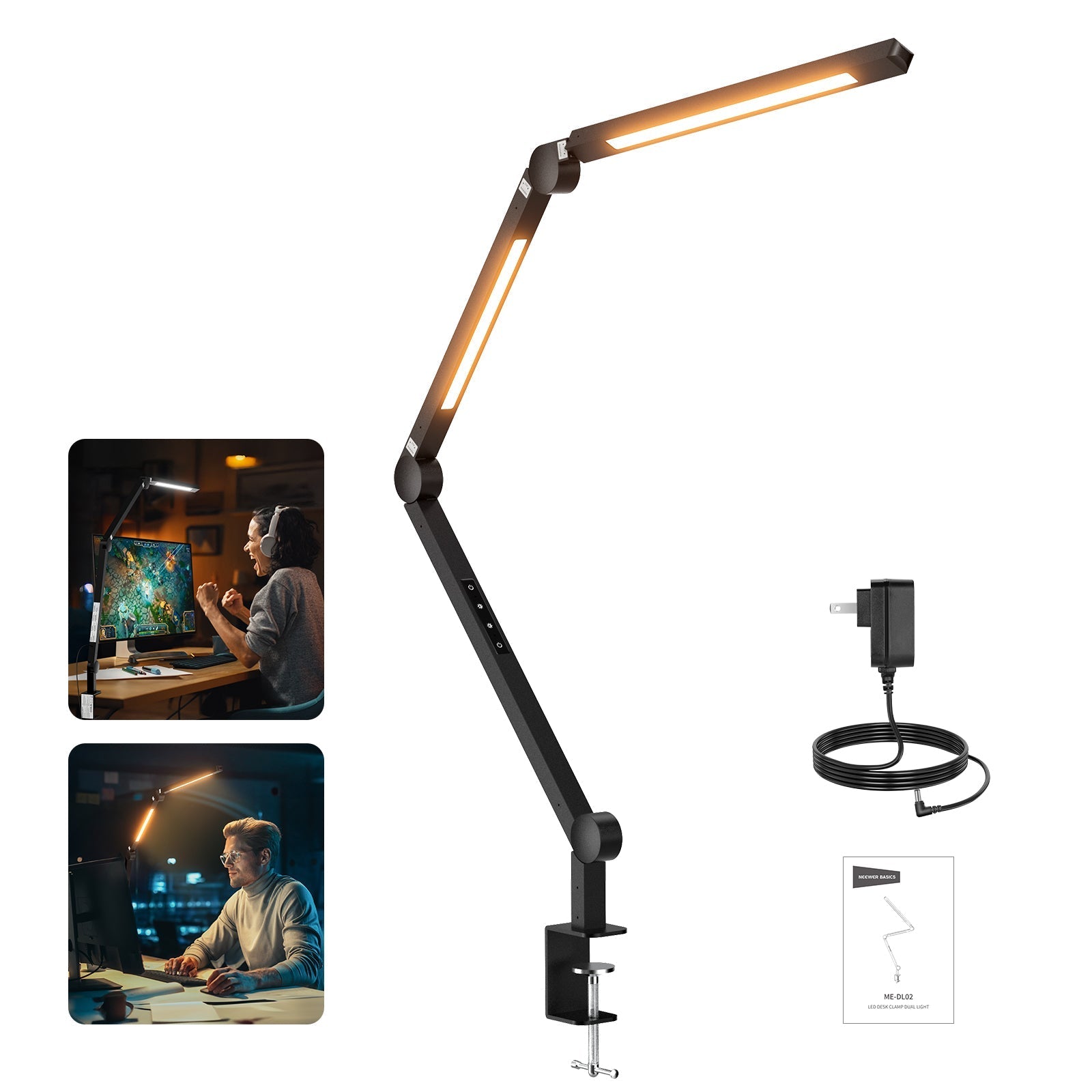 NEEWER BASICS ME-DL02 12W Clip On LED Lamp