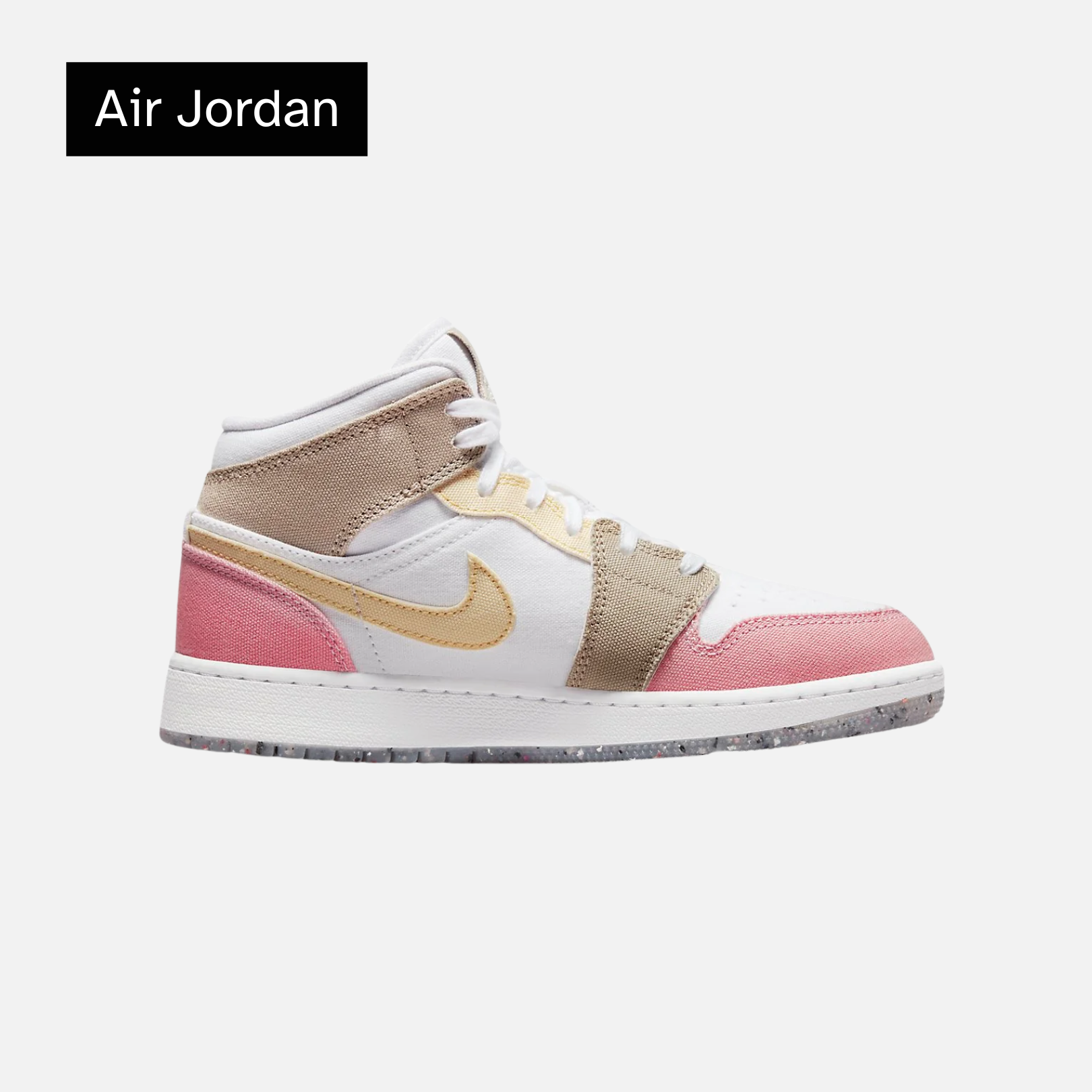 Air Jordan 1 Mid SE GS 'Pastel Grind'
