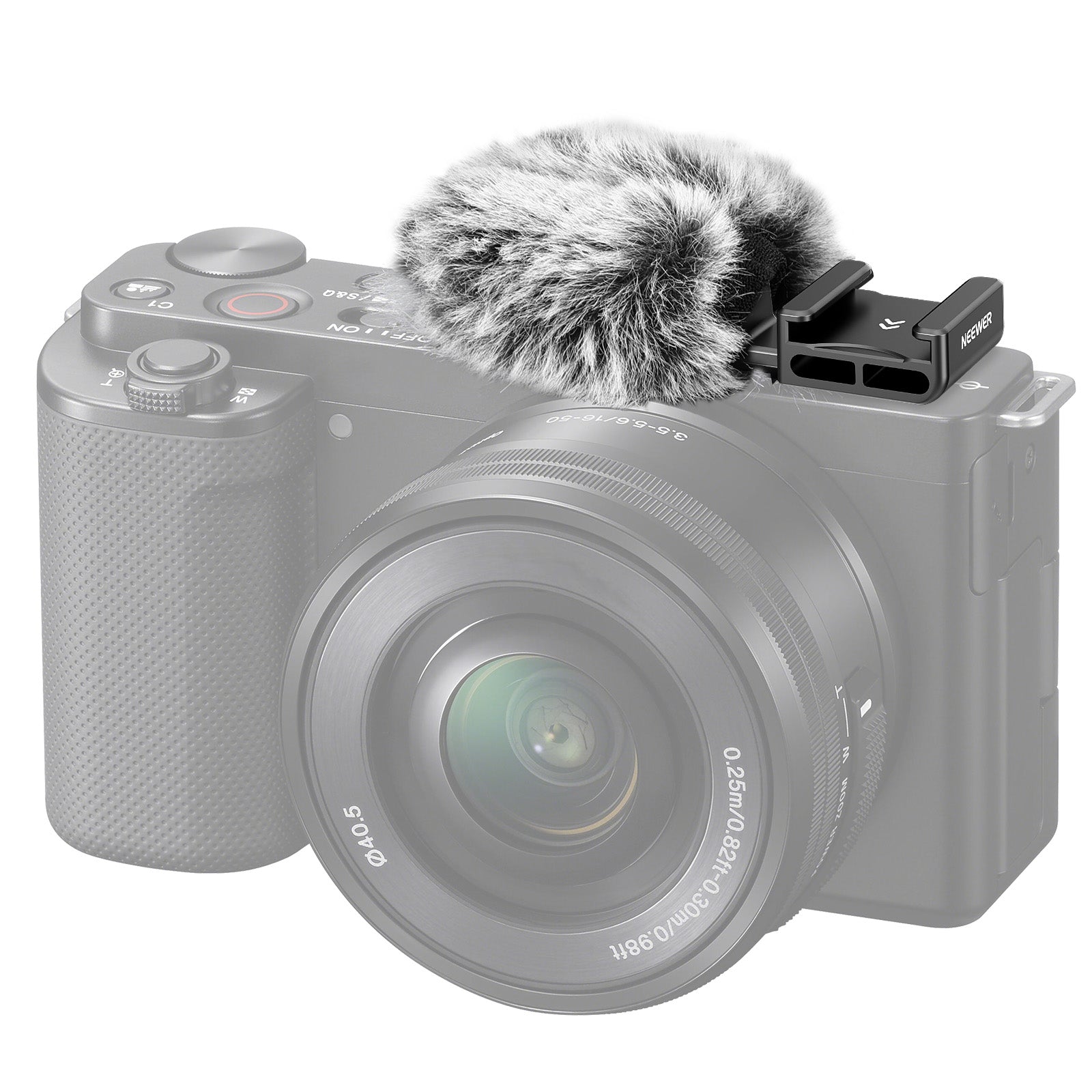 NEEWER CA133 Cold Shoe Wind Muff for ZV-1F/ZV-E10/ZV-1/ZV-E1/ZV-1 II