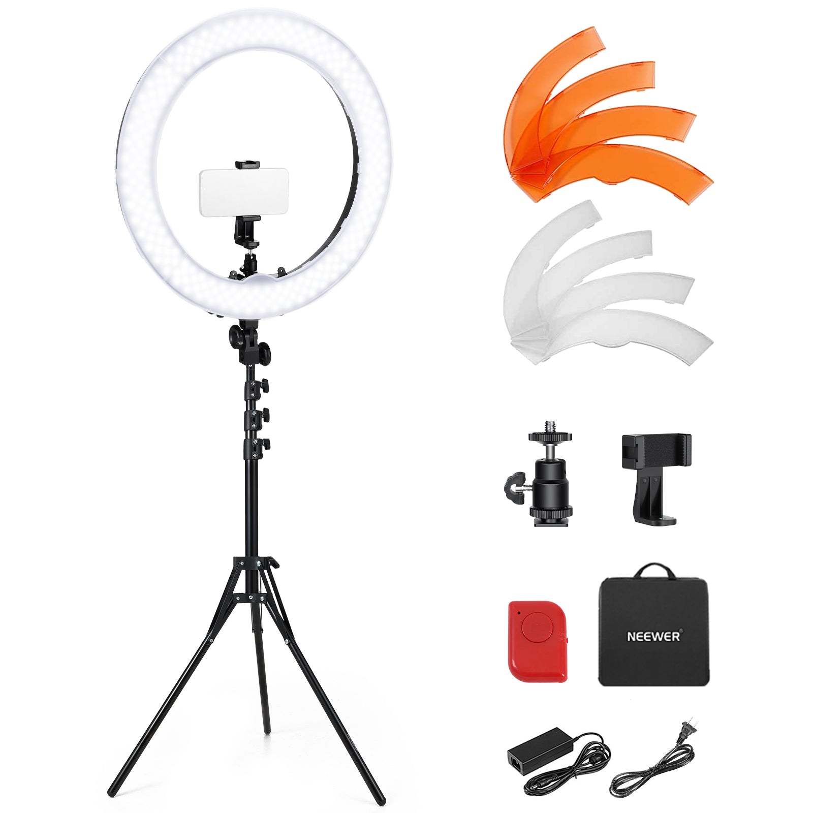 NEEWER RL-18 New Version 18 Inch 55W LED Ring Light
