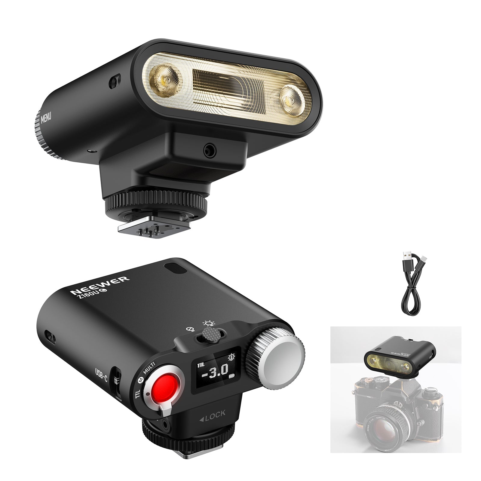 NEEWER Z160U TTL Mini Camera Flash Speedlite