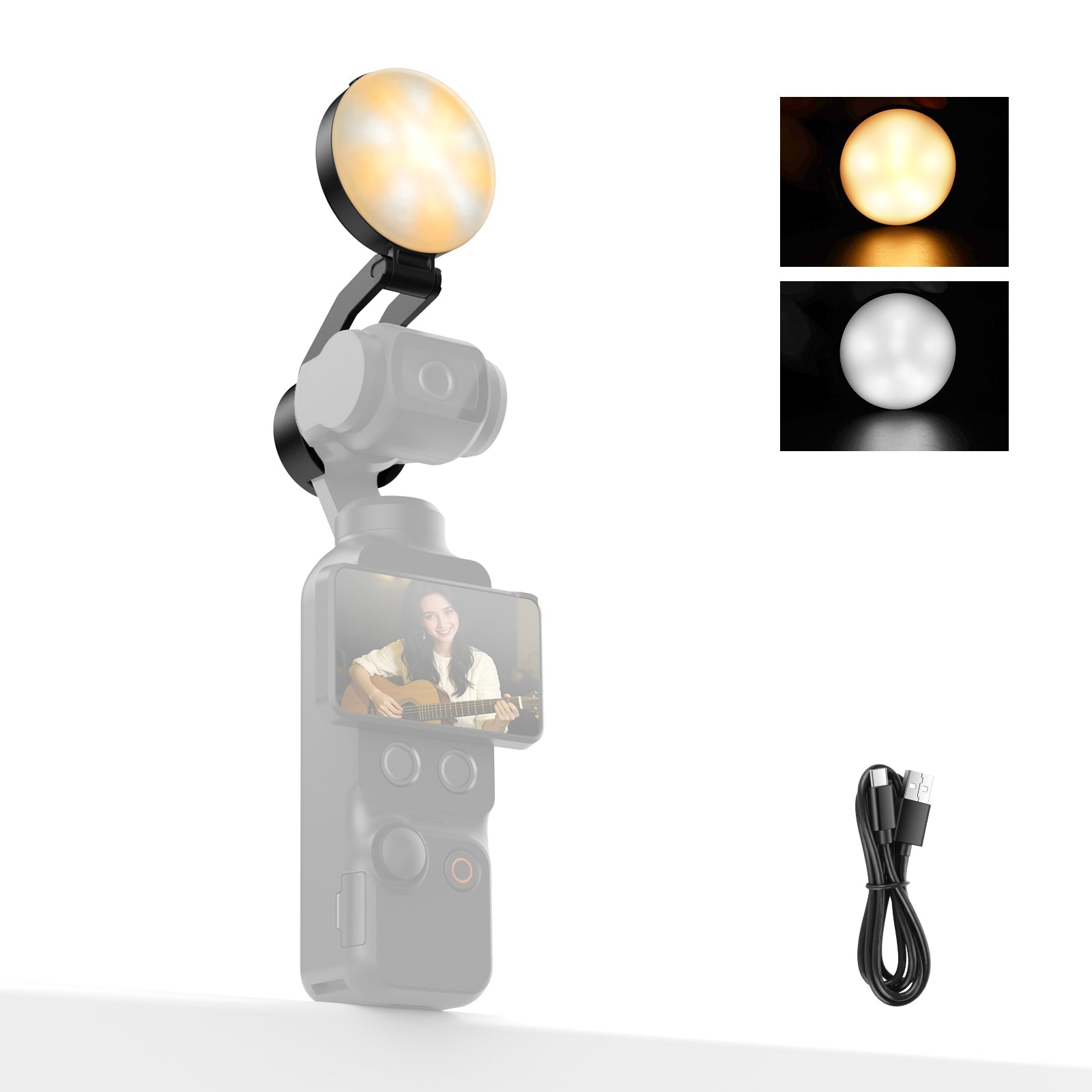 NEEWER M29 Mini LED Fill Light Compatible with DJI OSMO Pocket 4