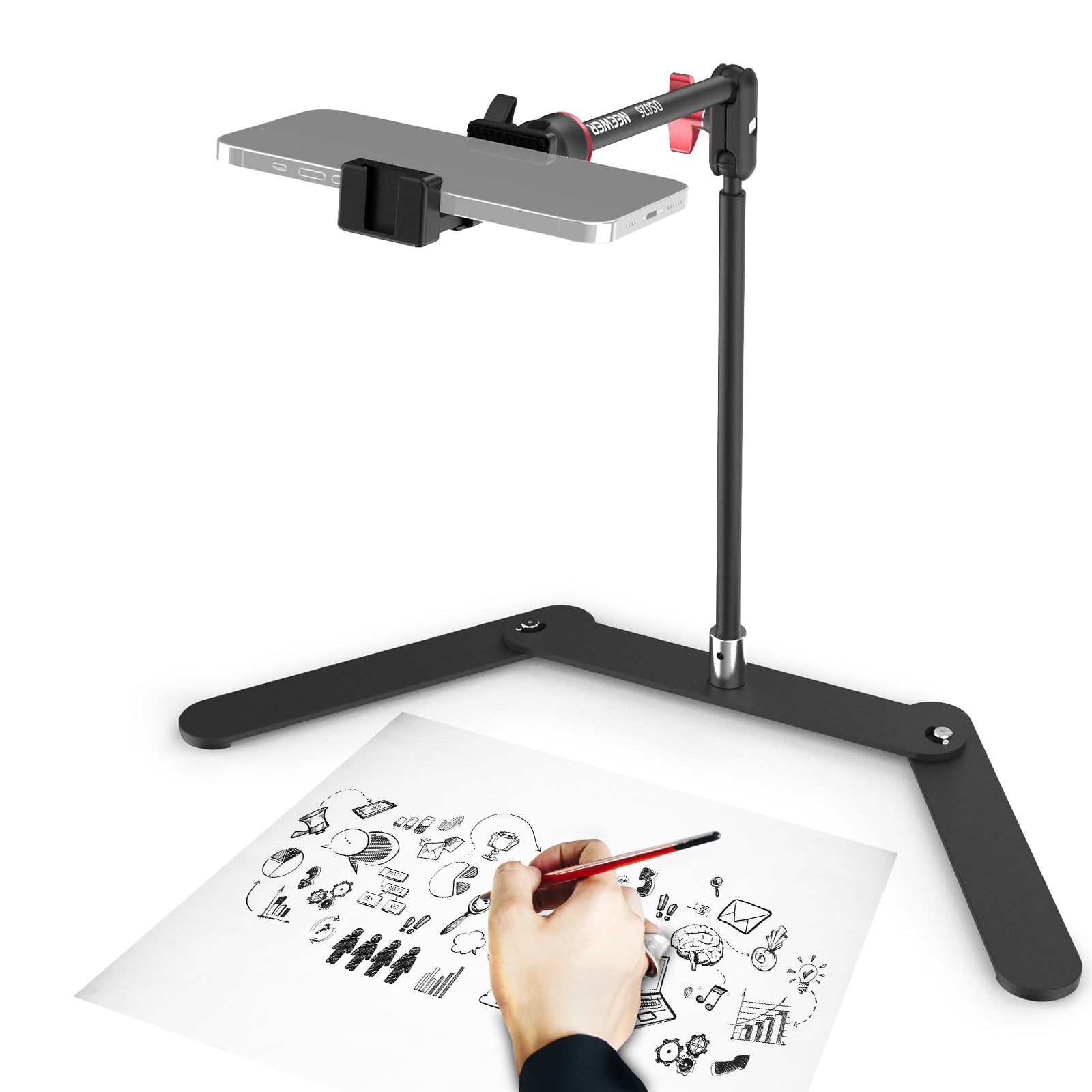 NEEWER DS026 Overhead Phone Tripod Stand