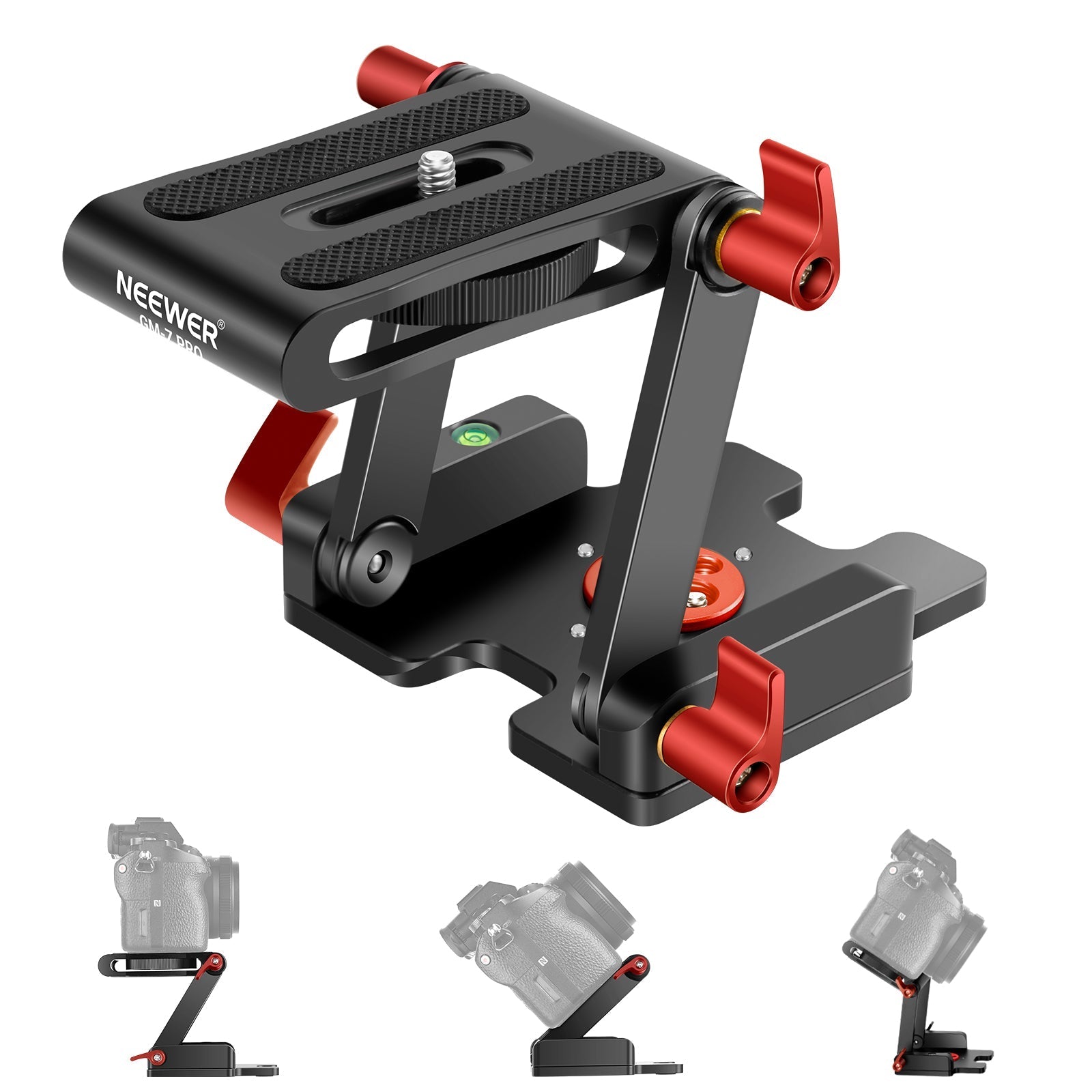 NEEWER Upgraded Z-Flex Tilt Tripod Head
