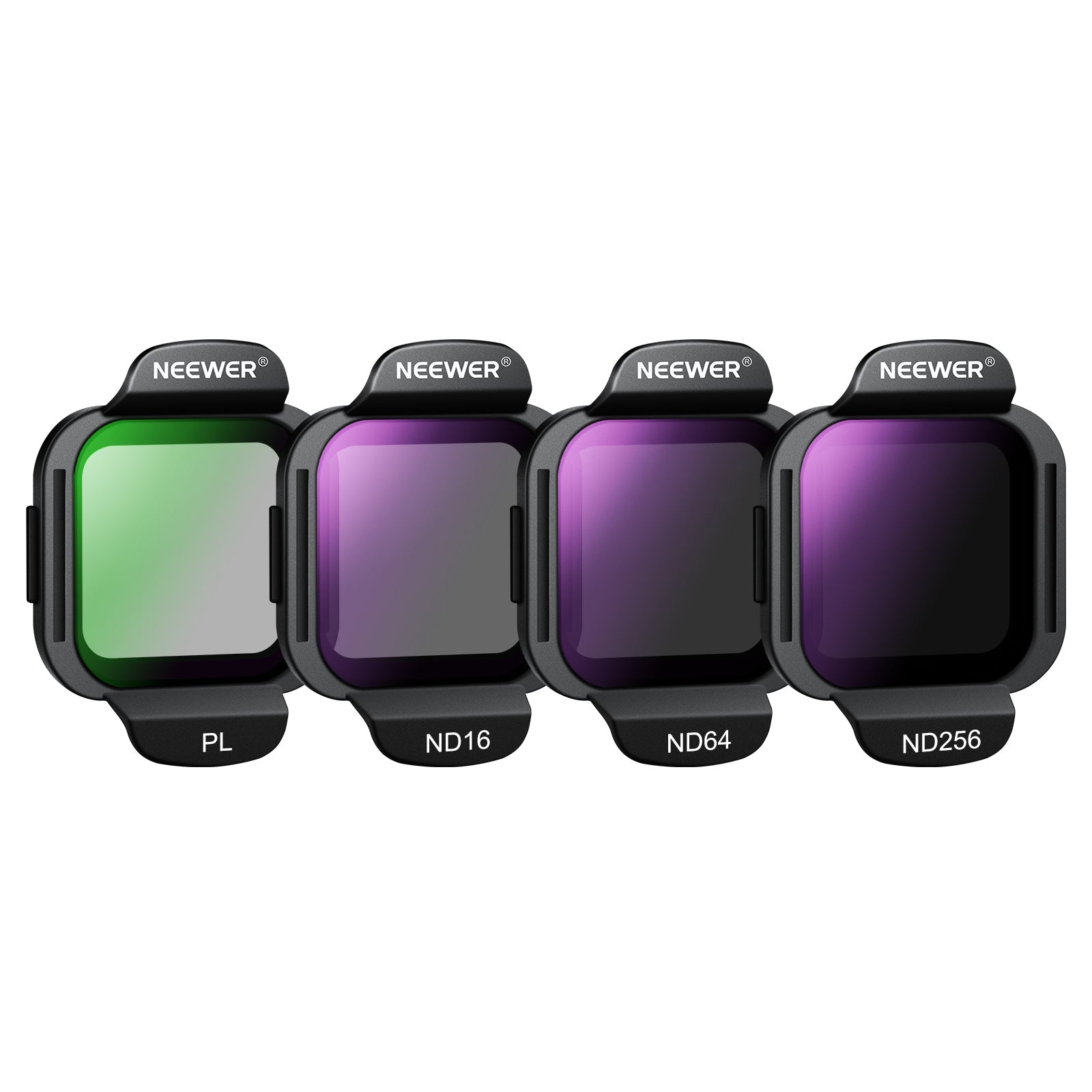 NEEWER FL-N33 4-Pack ND16/ND64/ND256/CPL Filter for DJI Flip / Lito X1 Drone
