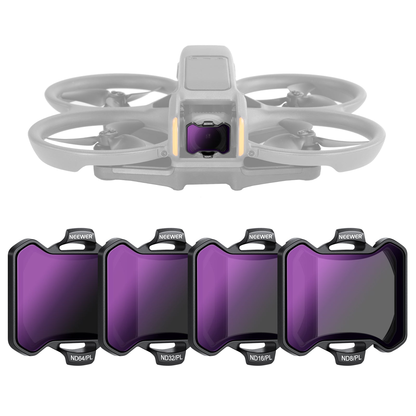 NEEWER 4-Pack Filter Set for DJI Avata 2