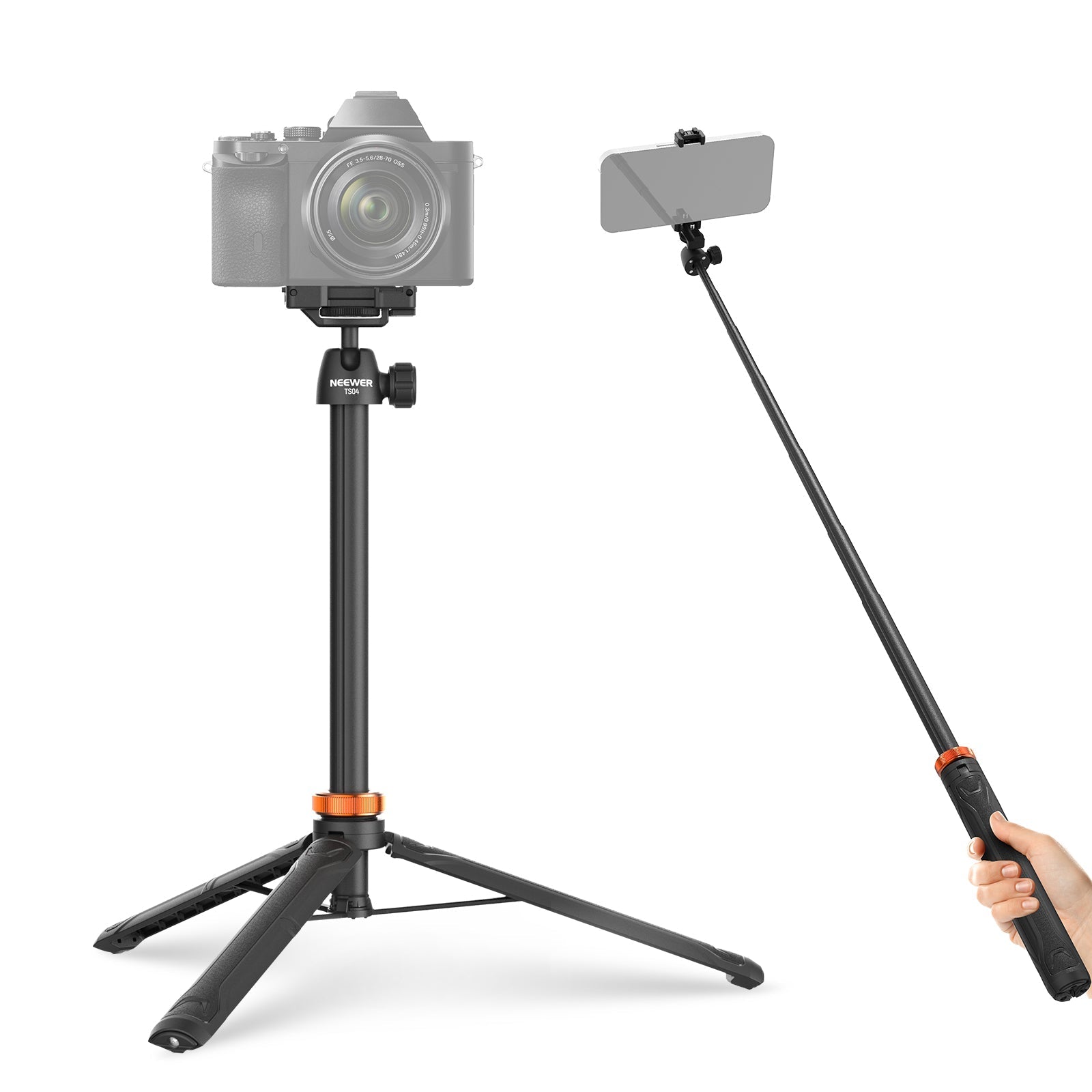 NEEWER BASICS TS04 59" Selfie Stick Tripod
